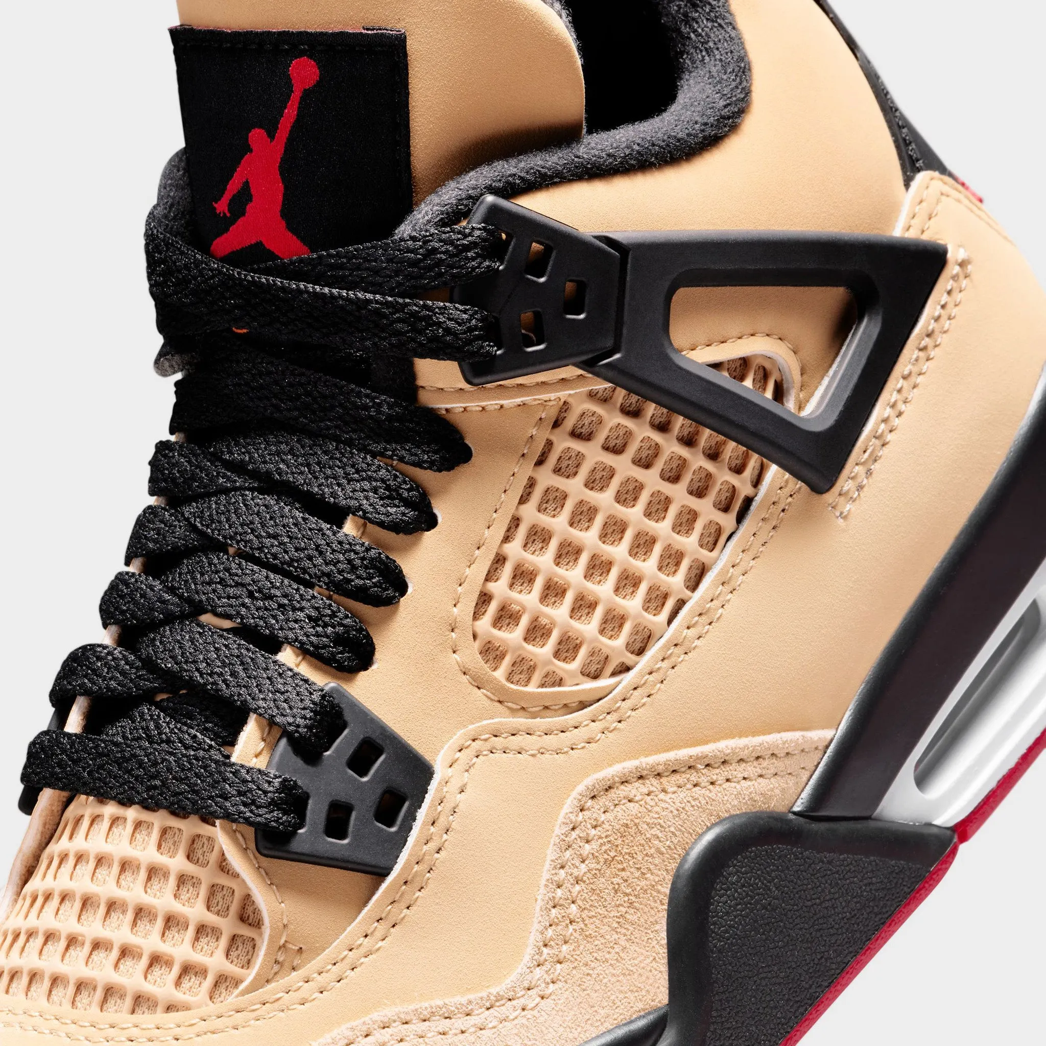 Jordan 4 Retro GS Fire Red / Starfish - Sesame Daily Use Mountain Run