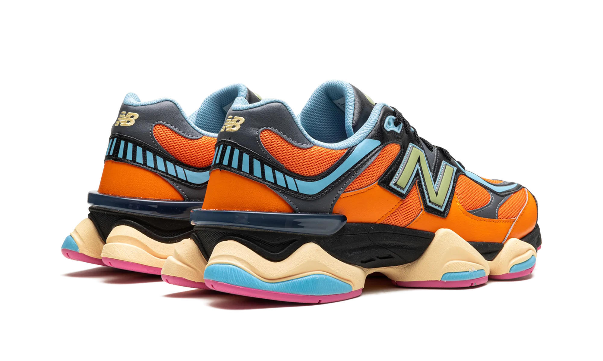 9060 "Sun Glow" leather upper shoes
