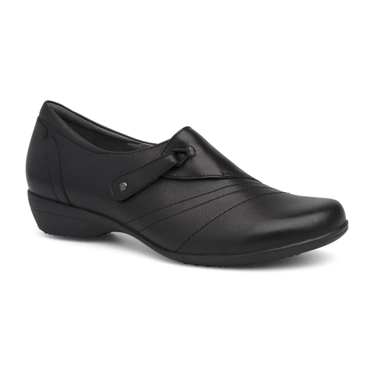 Anti Slip Sole Airport Style Dansko Women's Franny Black Milled Nappa