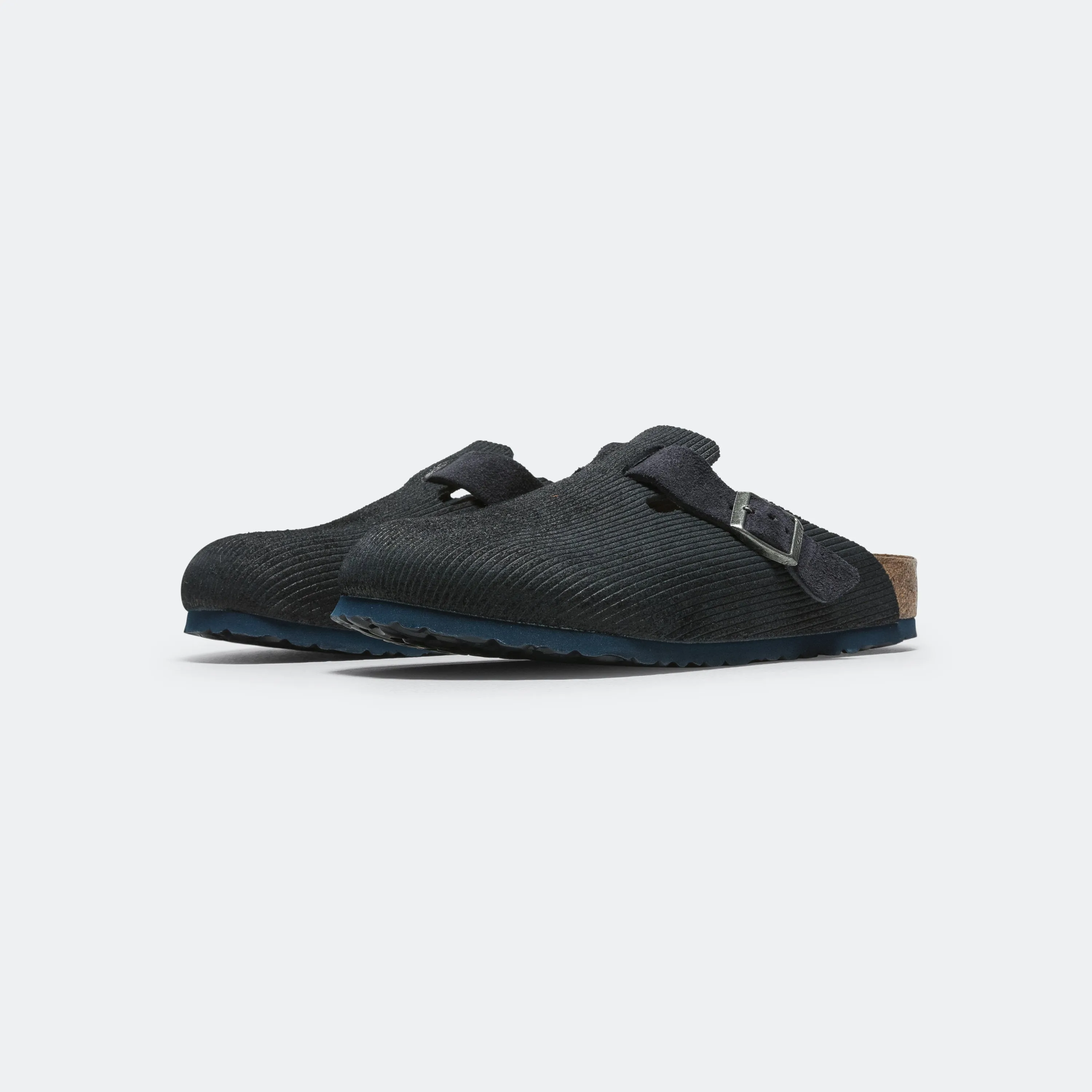 Abrasion resistant Boston Corduroy - Midnight Suede Leather