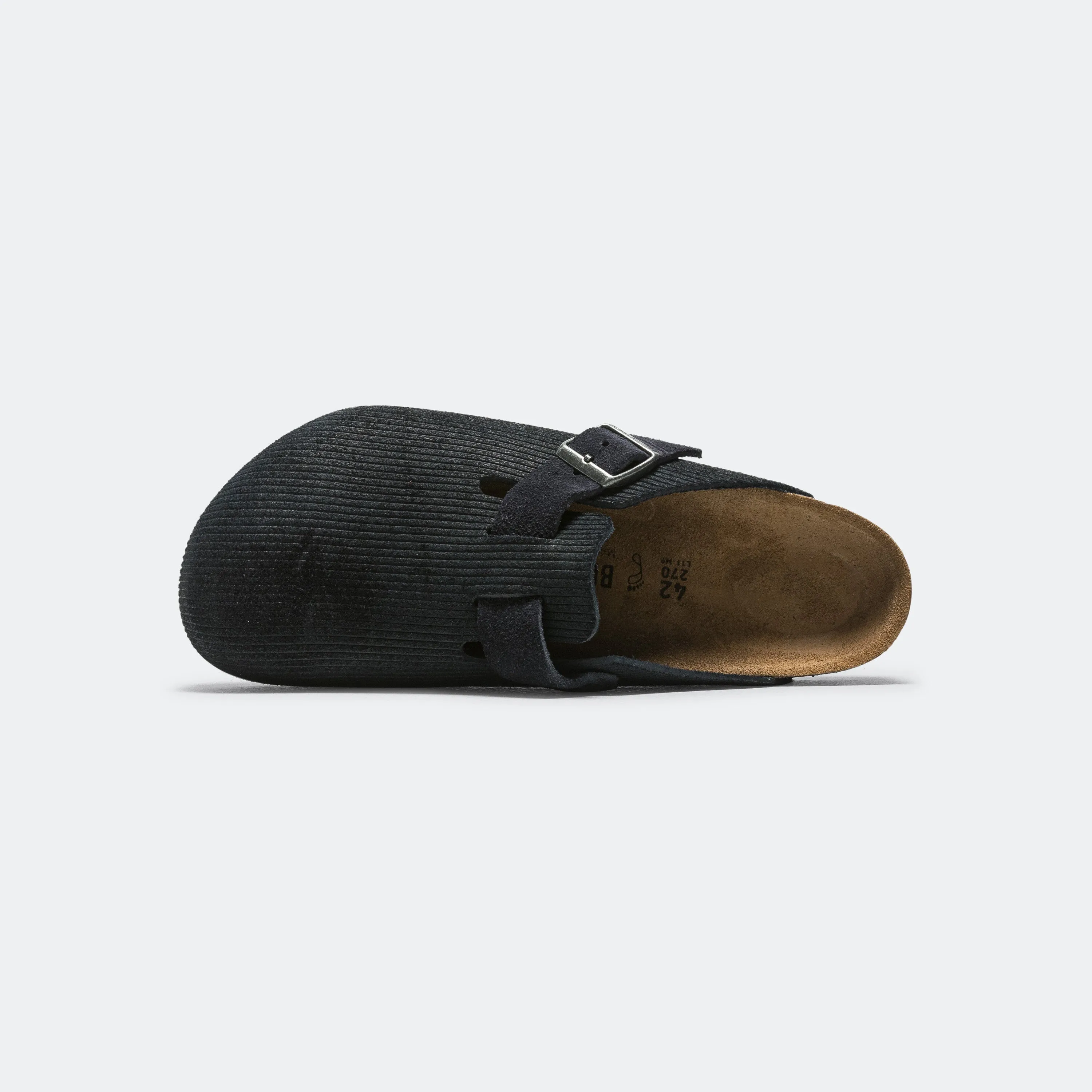 Boston Corduroy - Midnight Suede Leather Relaxed Fit Shoes All Season