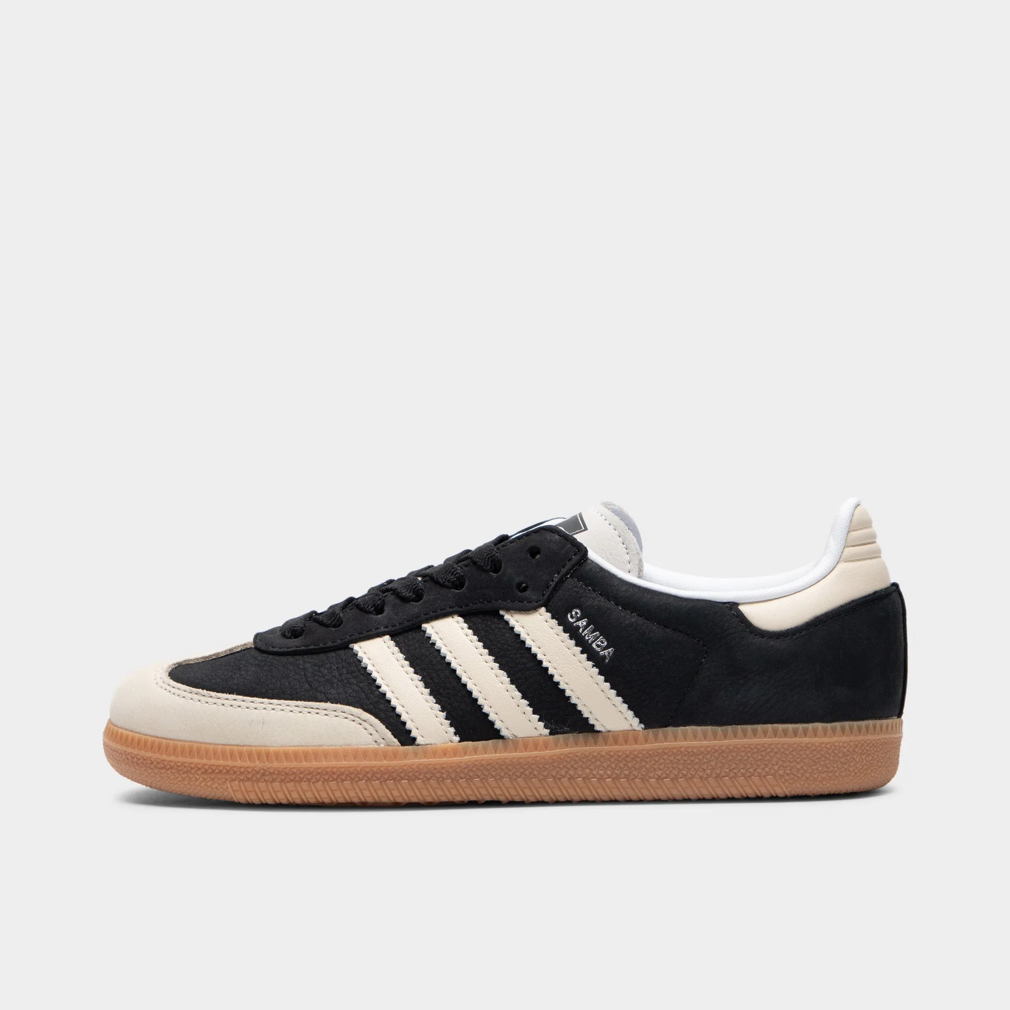 adidas Women's Samba OG Core Black / Wonder White - Silver Met. Flat Comfort