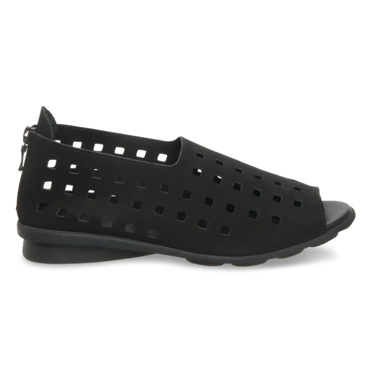 Wind Guard Polished Surface Arche Women's Drick Black Nubuck