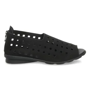 Arche Women's Drick Black Nubuck All-Day Fit Feel Prime