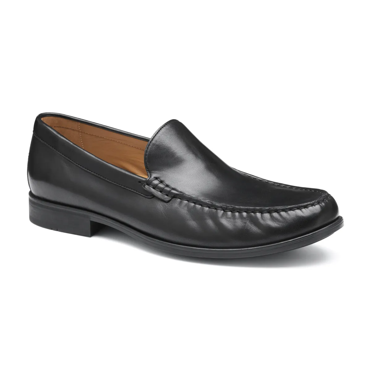 Stable Structure Johnston & Murphy Men's Harrison Venetian Black Glove Leather