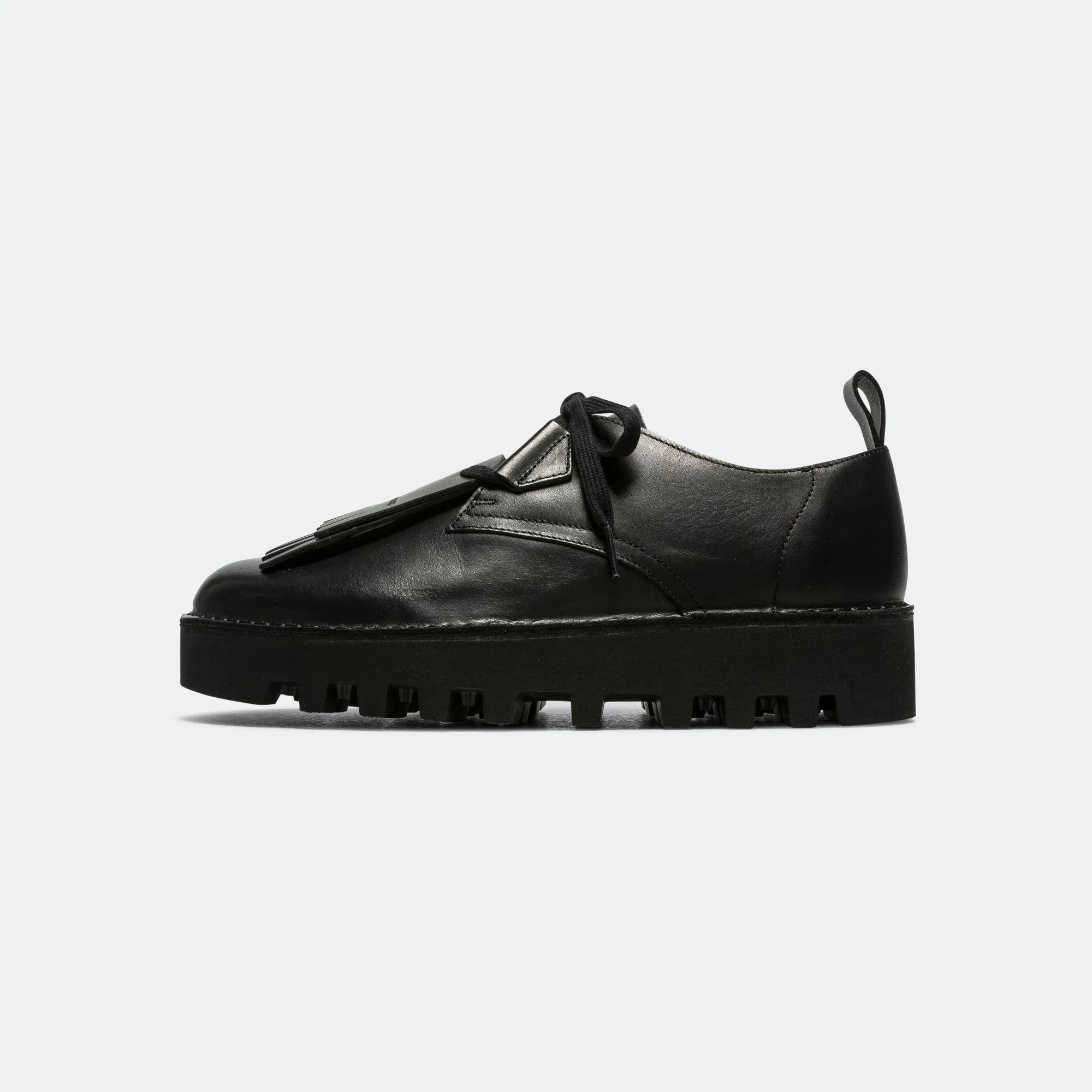 Desert Khan x Engineered Garments - Black Smooth Leather Stylish Comfort Unbeatable flexibility