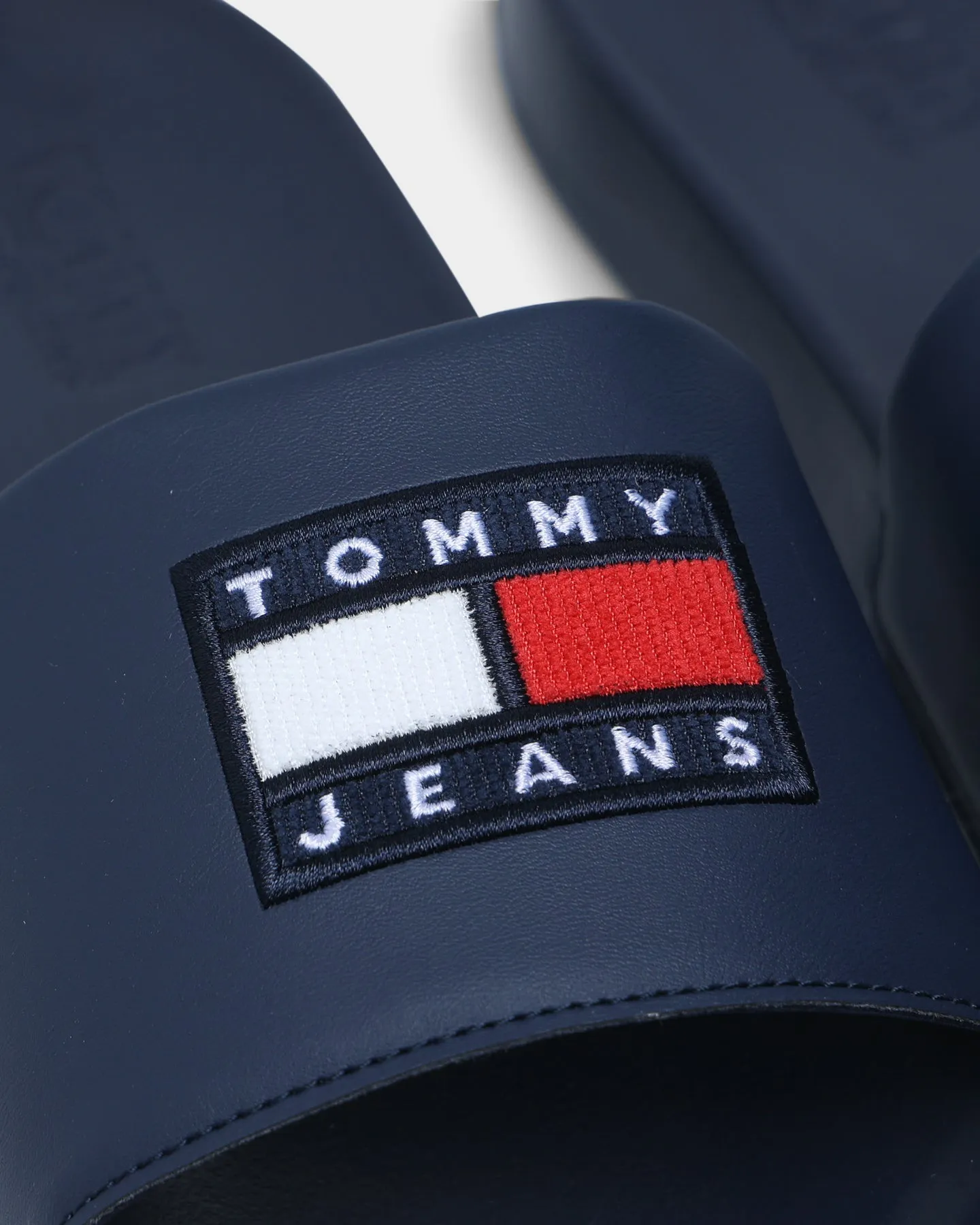 Foot Ease Tommy Jeans Corduroy Patch Pool Slide Twilight Navy