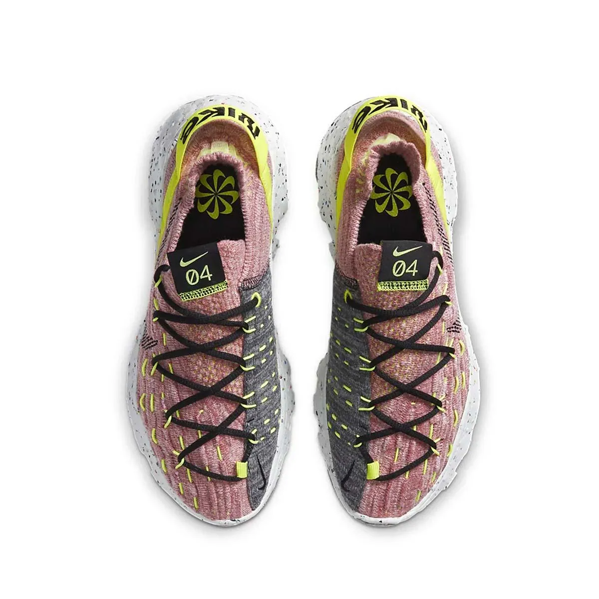 right - foot Wmns Space Hippie 04 'Lemon Vemon'