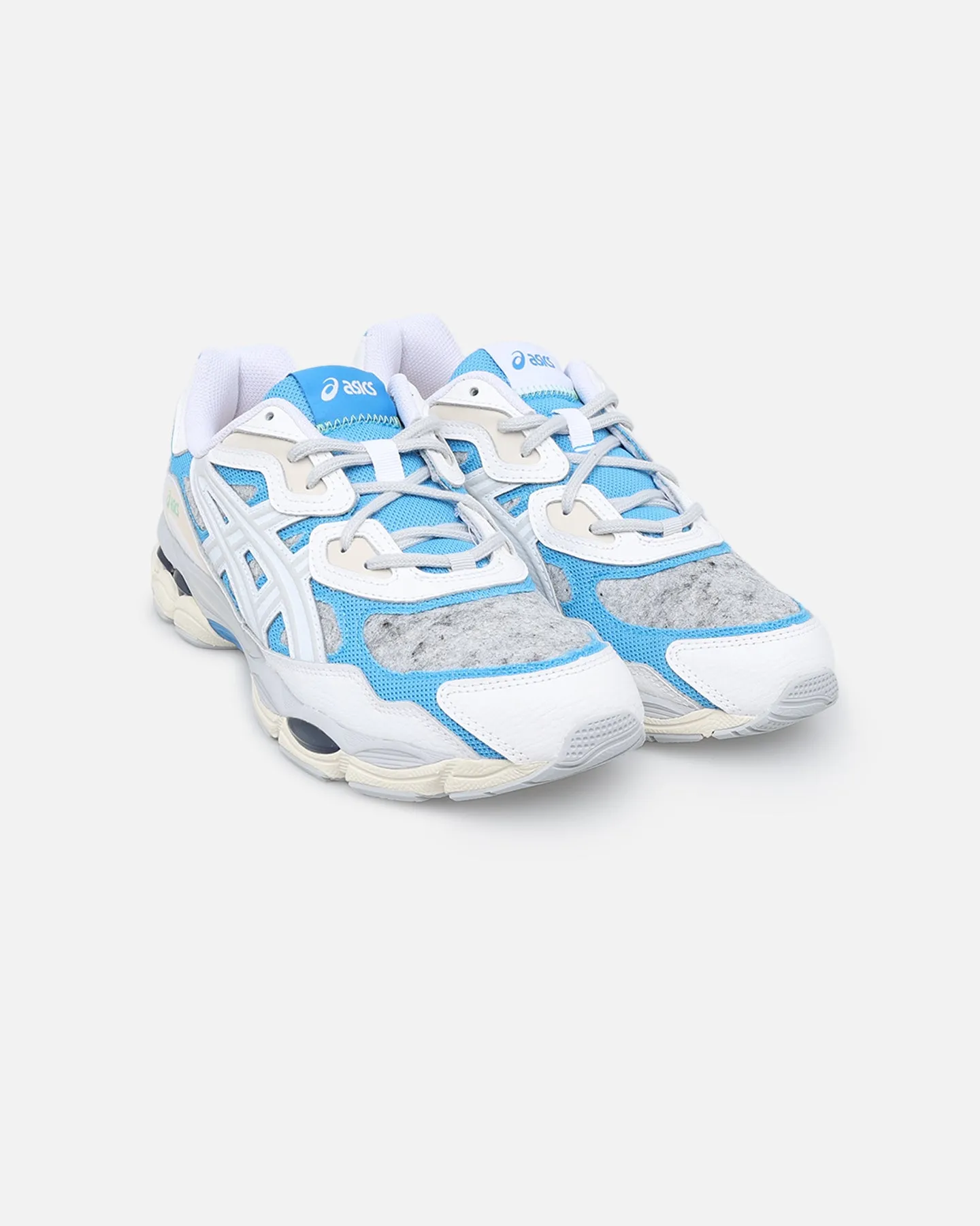 Asics GEL-NYC White/Dolphin Blue Stable construction