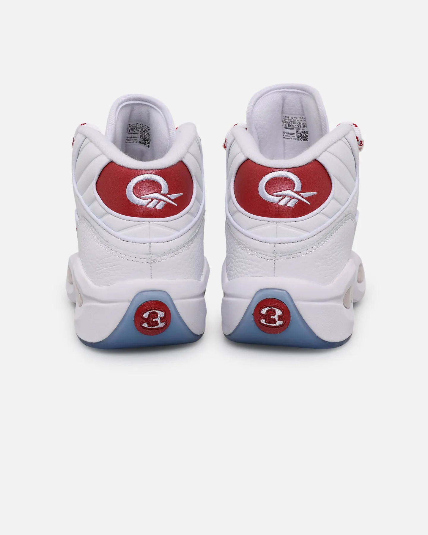 Reebok Question Mid White/Red Easy Wear
