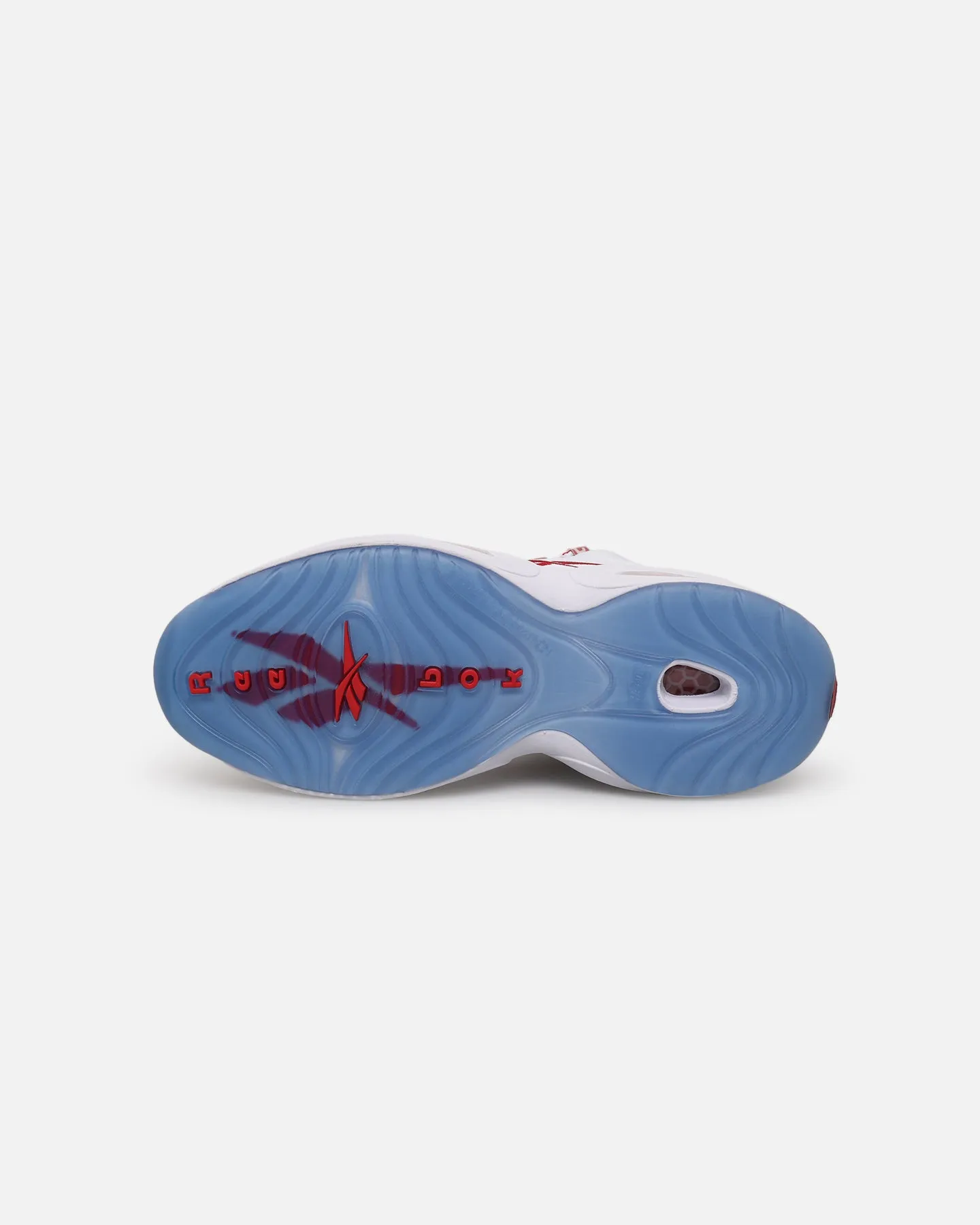 Silver Shine Reebok Question Mid White/Red