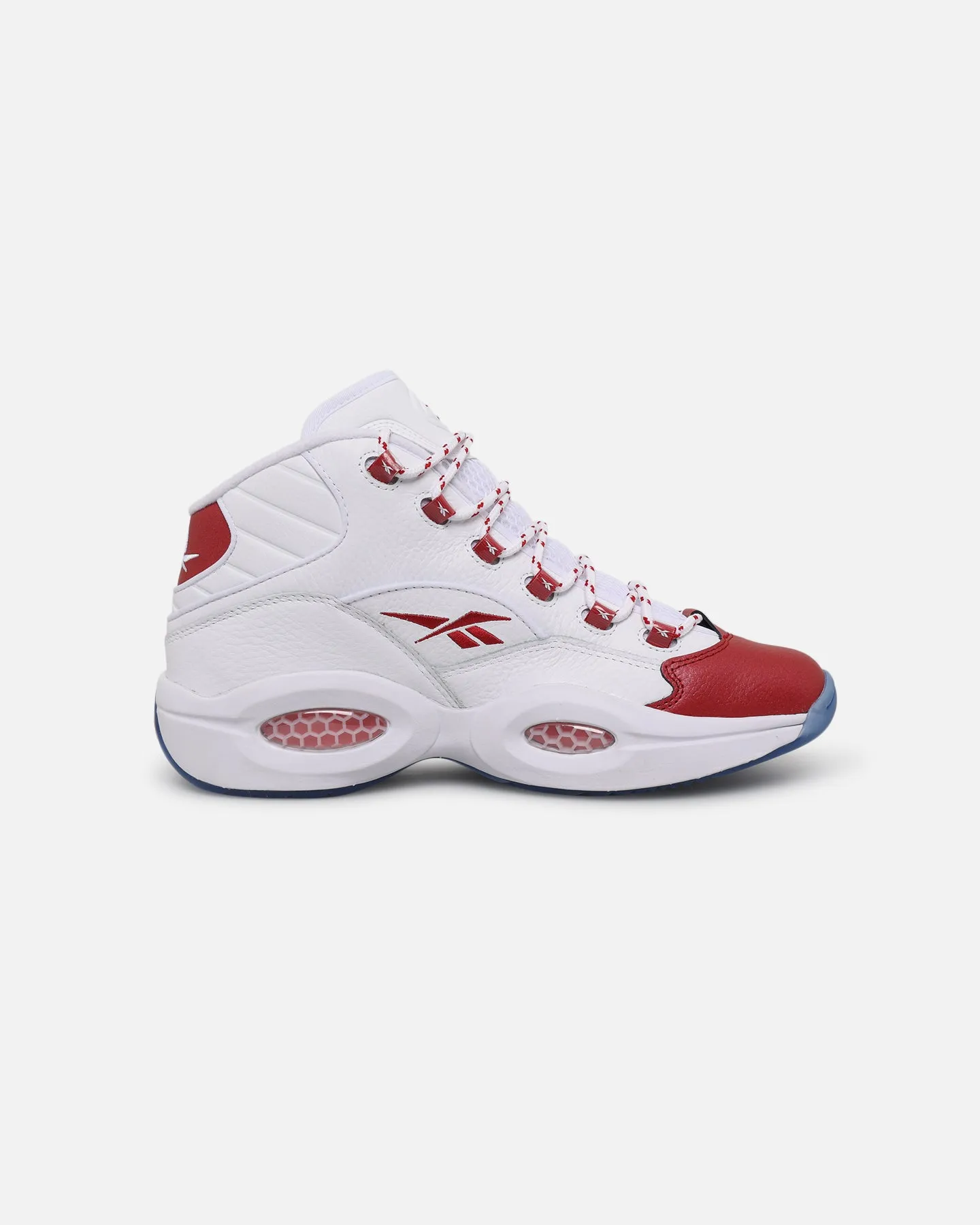 Reebok Question Mid White/Red Stone Gray