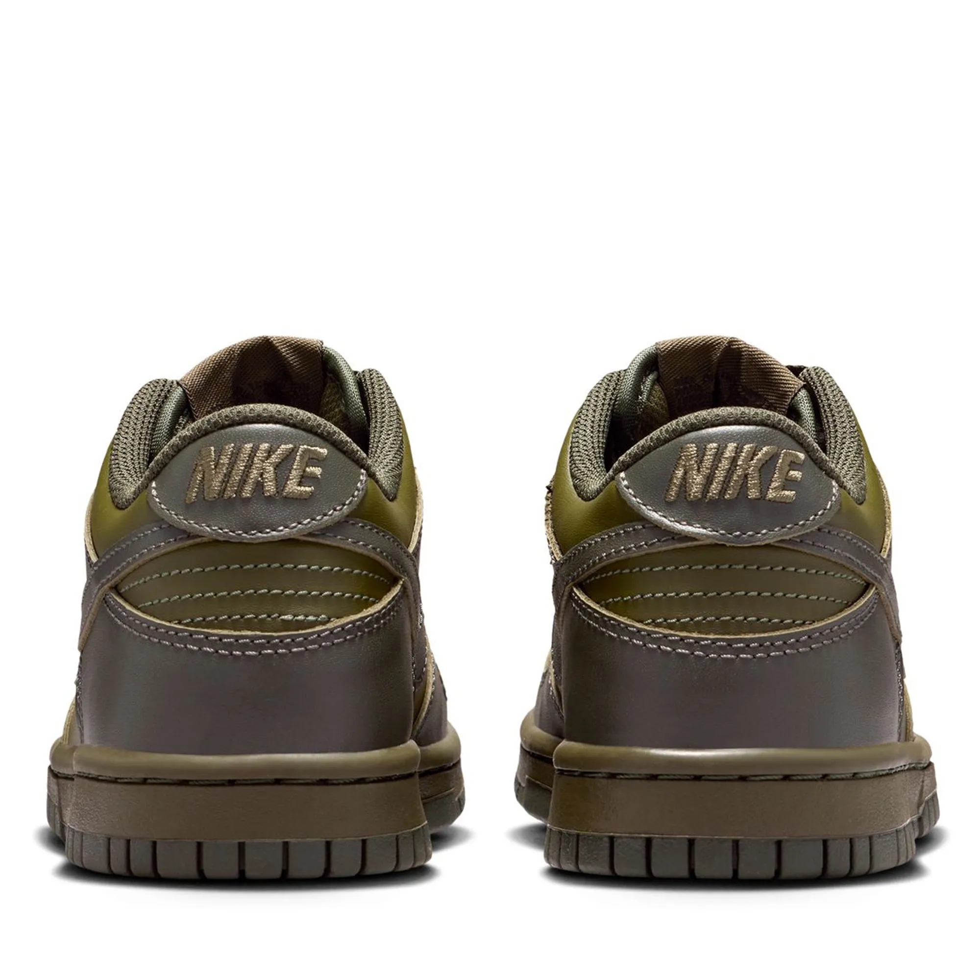 Nike Dunk Low (GS) - Cargo Khaki/University Red Custom Feel