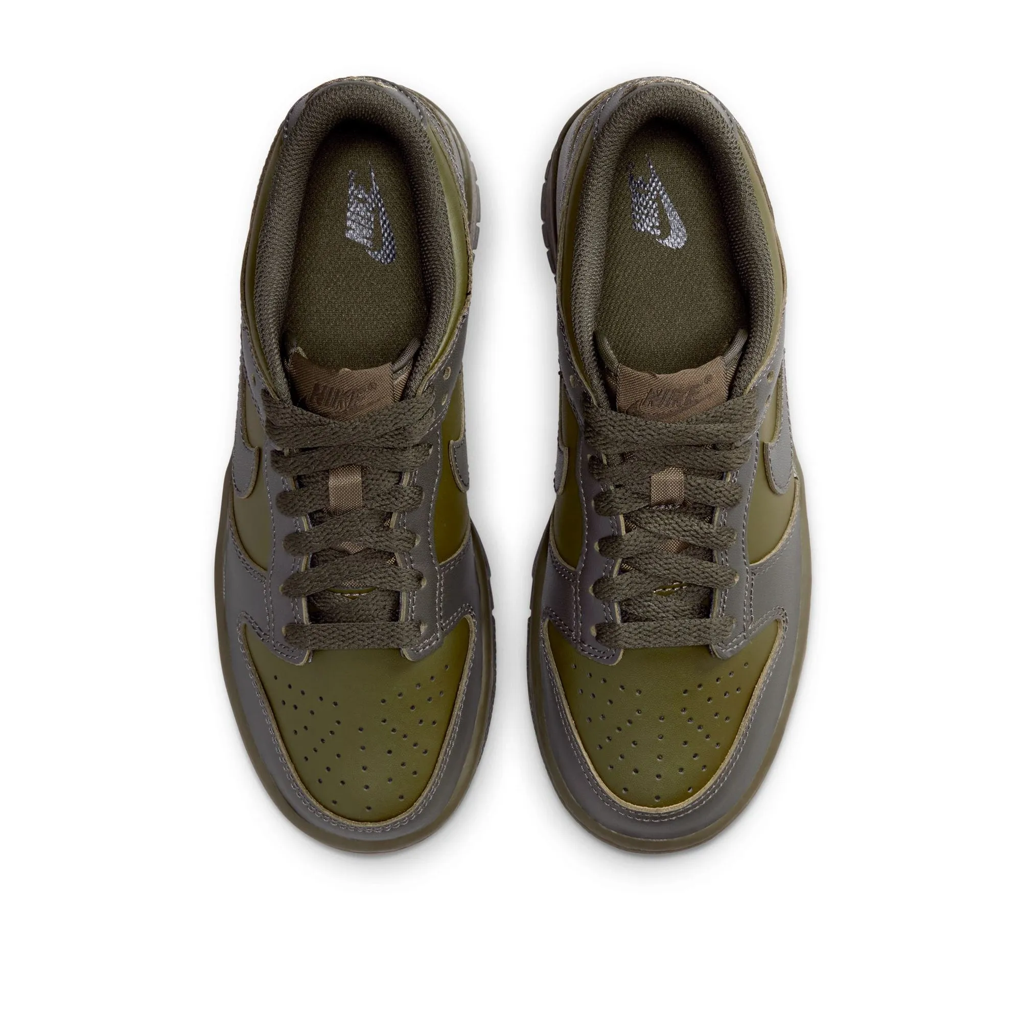 Nike Dunk Low (GS) - Cargo Khaki/University Red Tight Fit