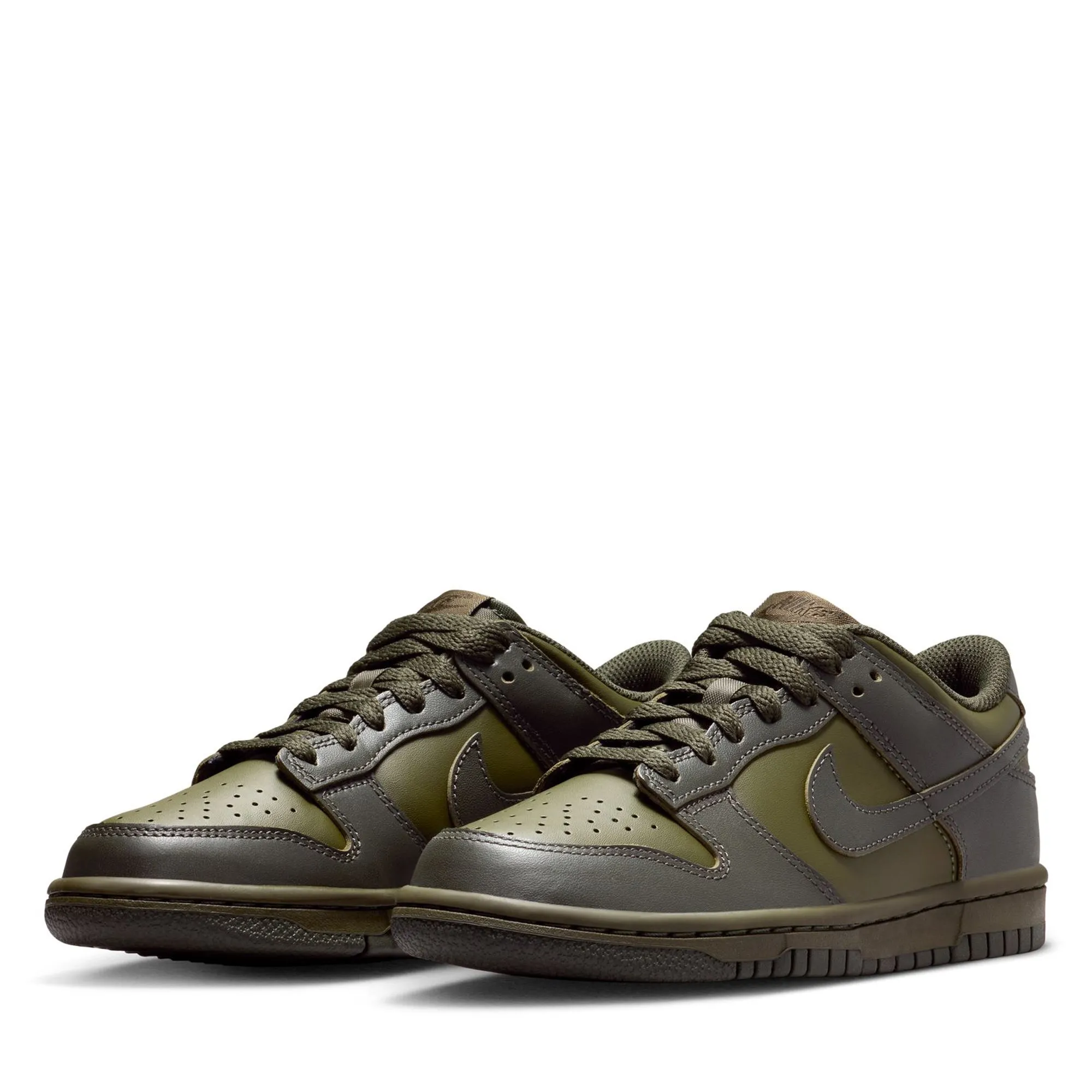 Quick Drying Technology Nike Dunk Low (GS) - Cargo Khaki/University Red