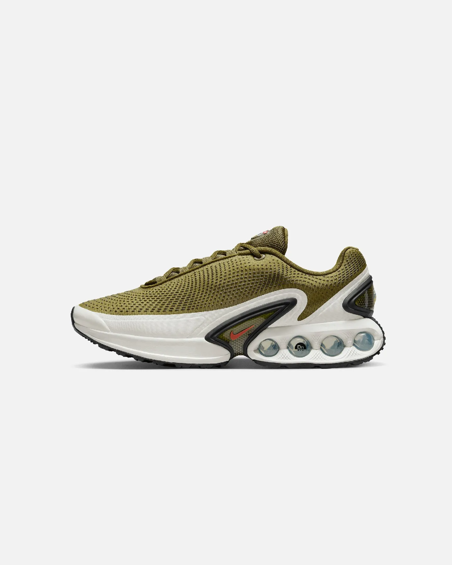 Formal Mode Heat Guard Nike Air Max DN "Olive Flak" Olive Flak/Gym Red