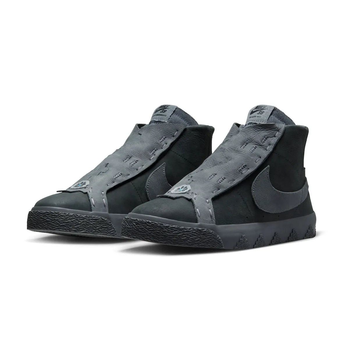   Di??orr Greenwood Zoom Blazer Mid QS 'Dark Smoke Grey' evening run