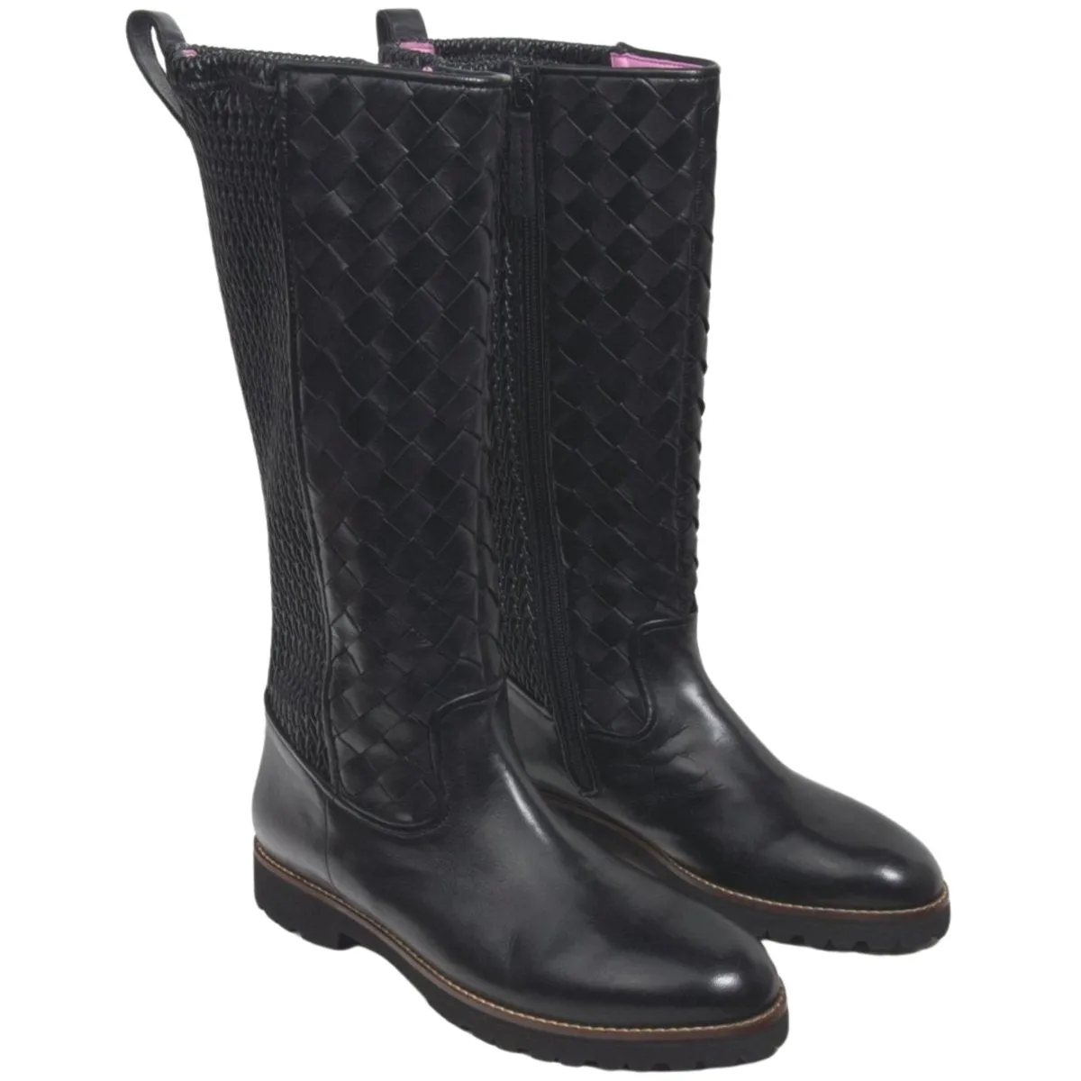 Legacy Edge Robert Zur Women's Blair Black Woven Leather