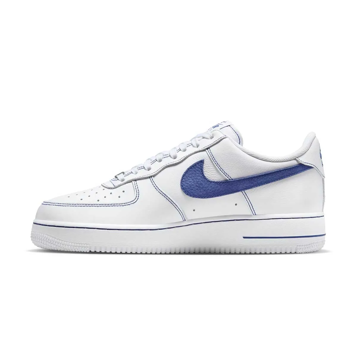 Air Force 1 '07 LV8 'White Deep Royal Blue' French Soft Soft Move