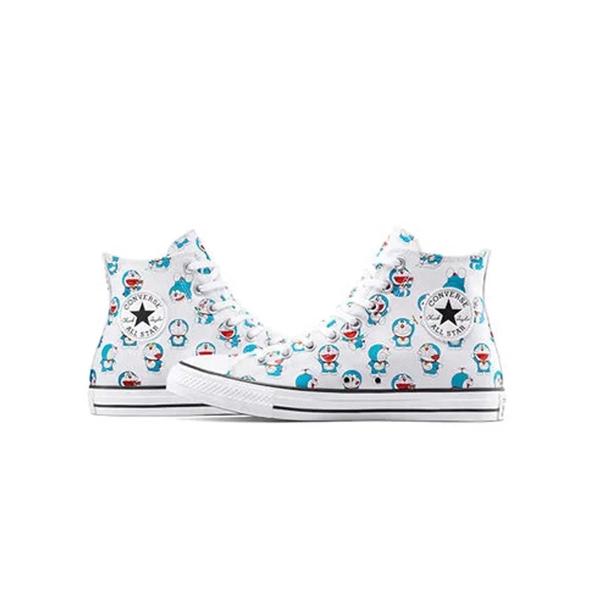 beach lovers' flip - flops hiking - style   Doraemon Chuck Taylor All Star 'White Hawaiian Gold'