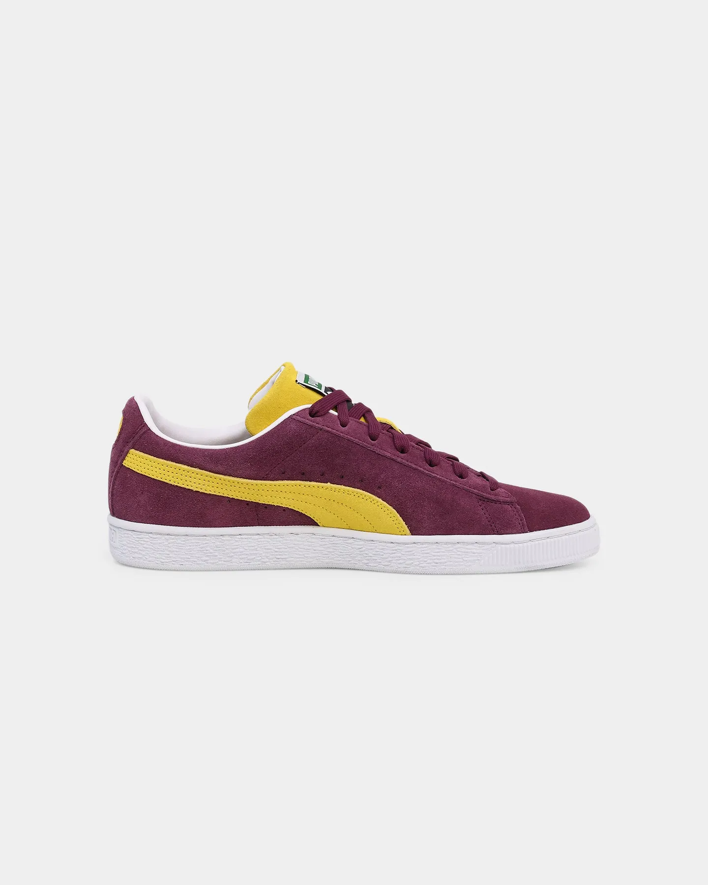Puma Suede Classic XXI Grape Wine/Dandelion Comfort Heel