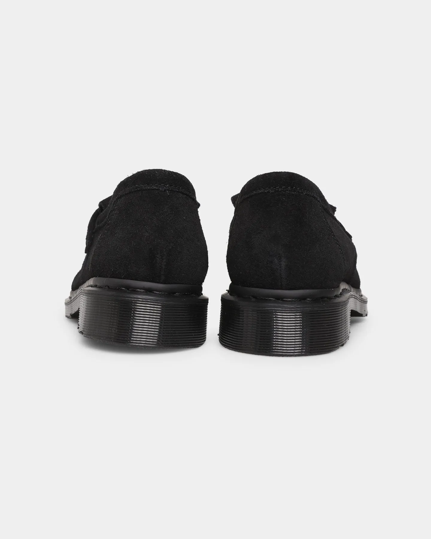 Flexible Fit Dr. Martens Adrian Mono Tassel Loafers Black E.h Suede