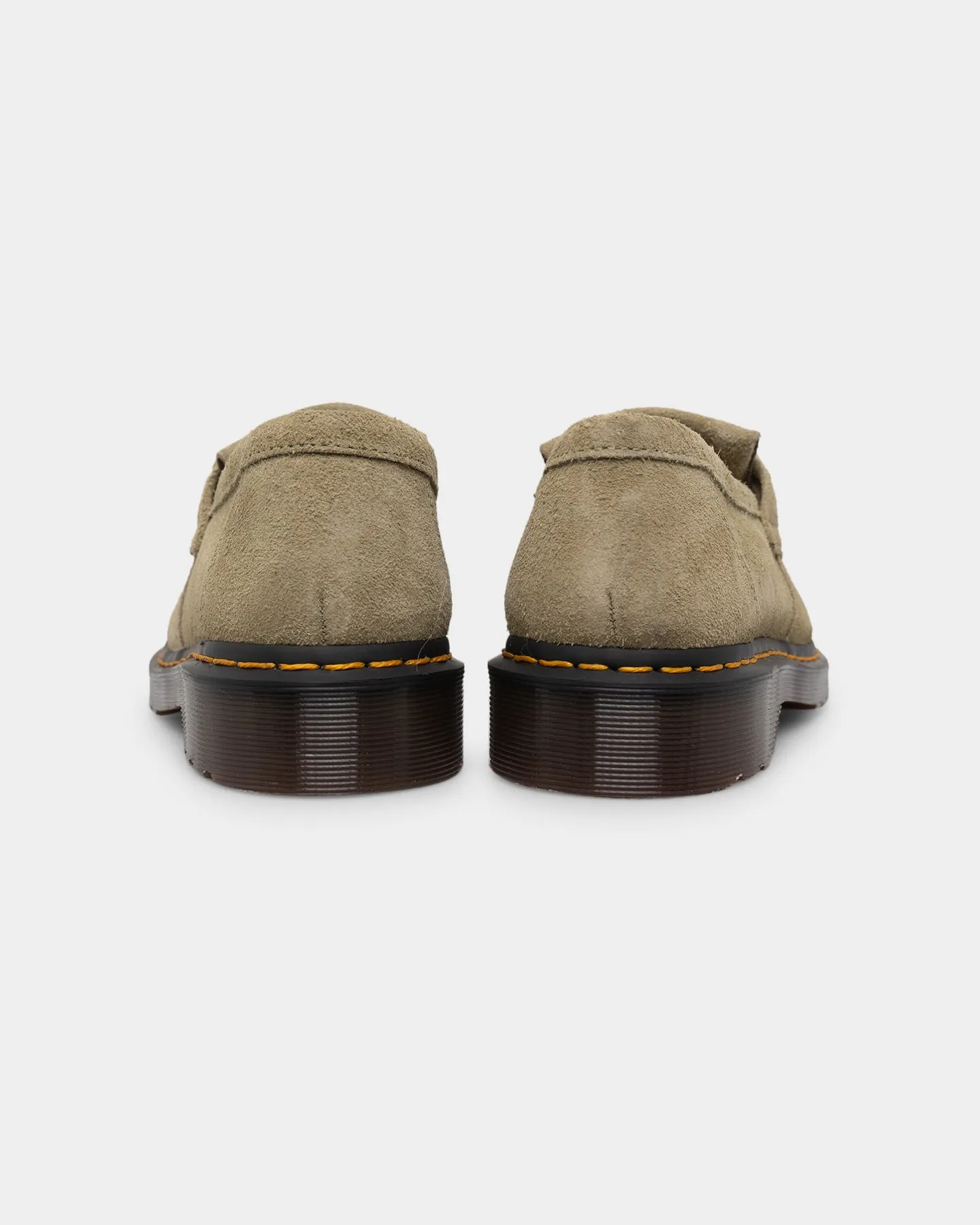 Stylish synthetic leather Dr Martens Adrian Snaffle Loafer Pale Olive Desert Oasis Suede