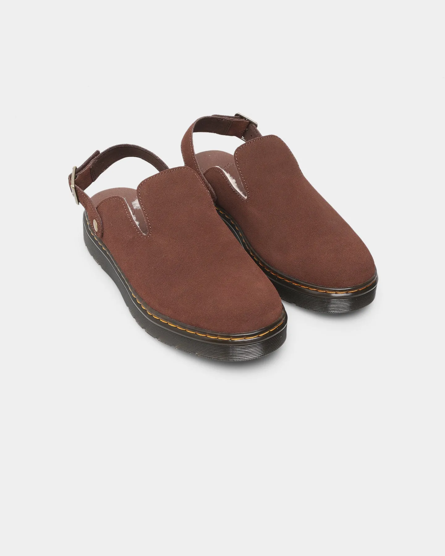 Dr. Martens Carlson Mule Dark Brown Light Step