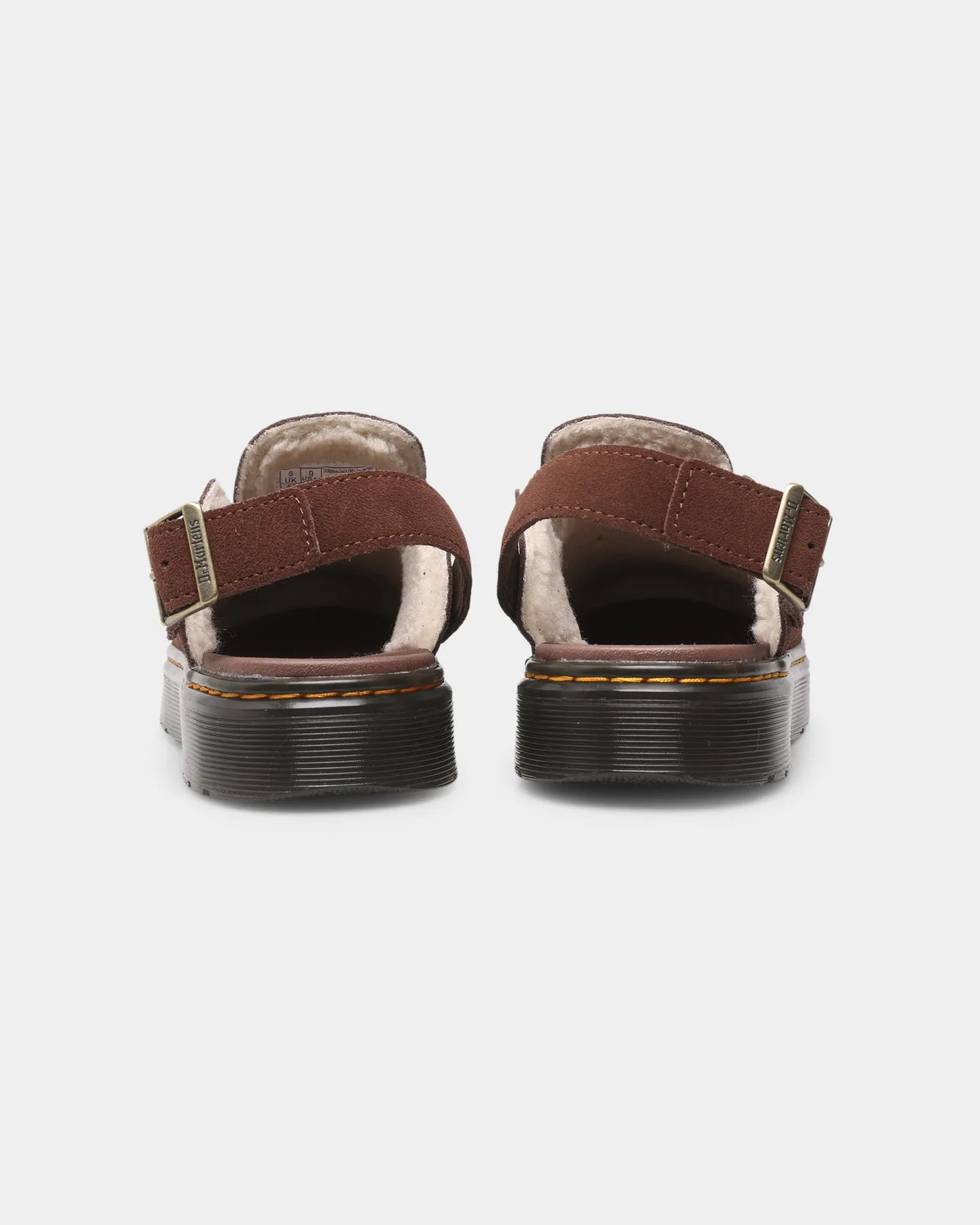 Low Arch Dr. Martens Carlson Mule Dark Brown
