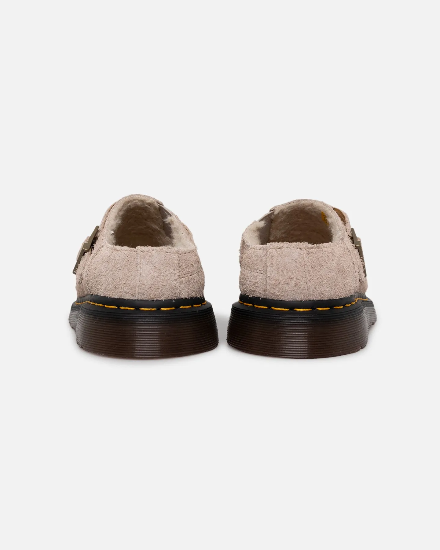 Performance Love Glow Dr. Martens Isham Buckle Mule Taupe