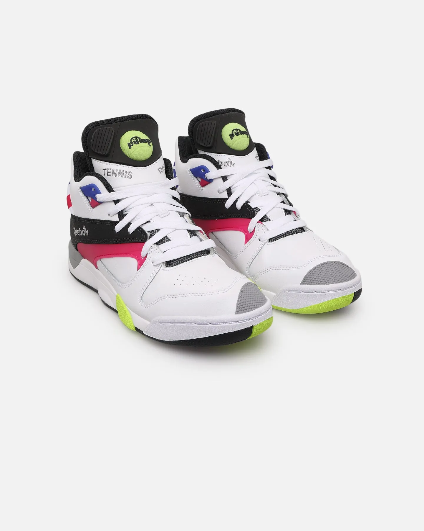 Soft Interior Satin Glow Reebok Court Victory Pump White/Black