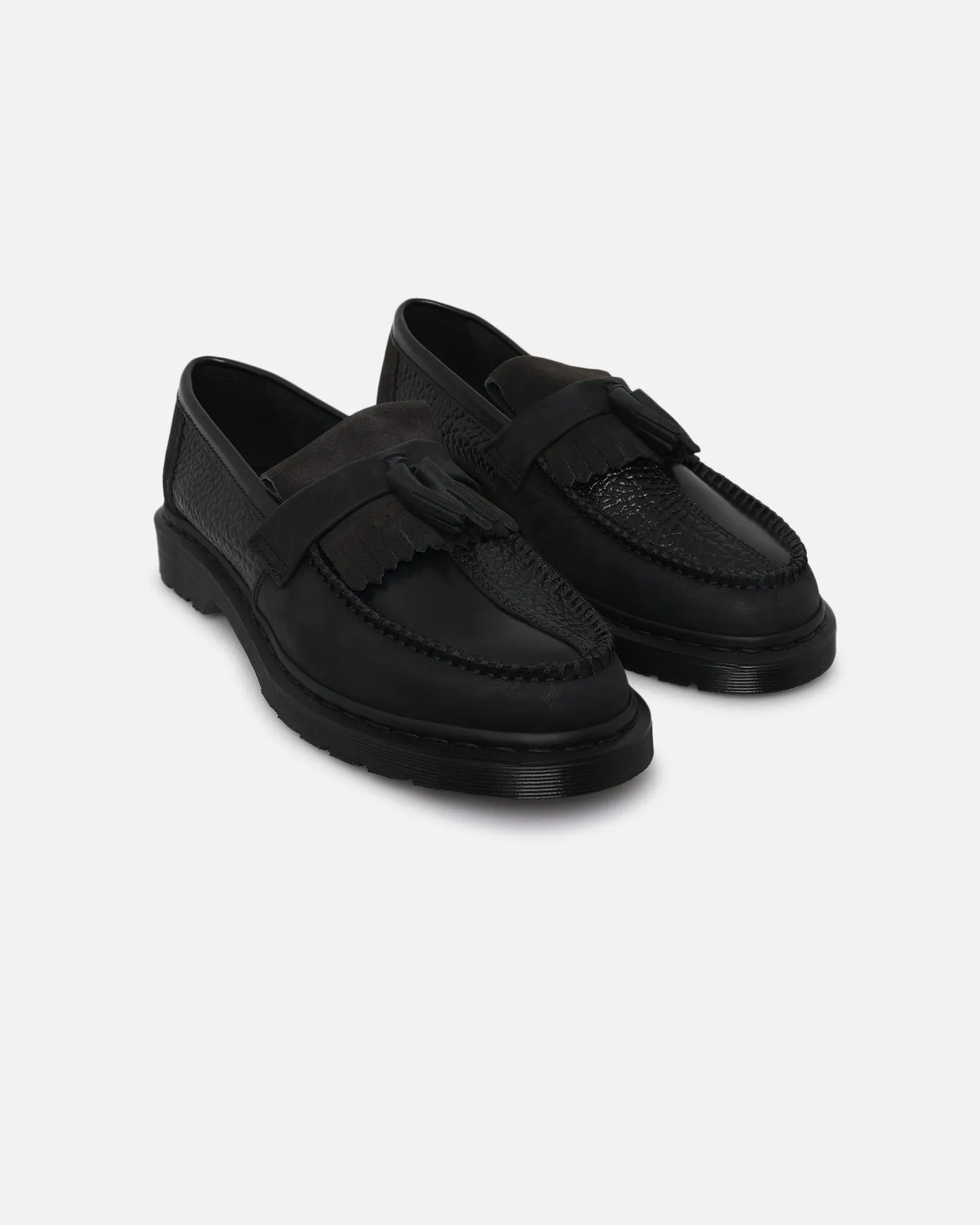 Dr.Martens Adrian Tassel Loafer Black Slip Safe