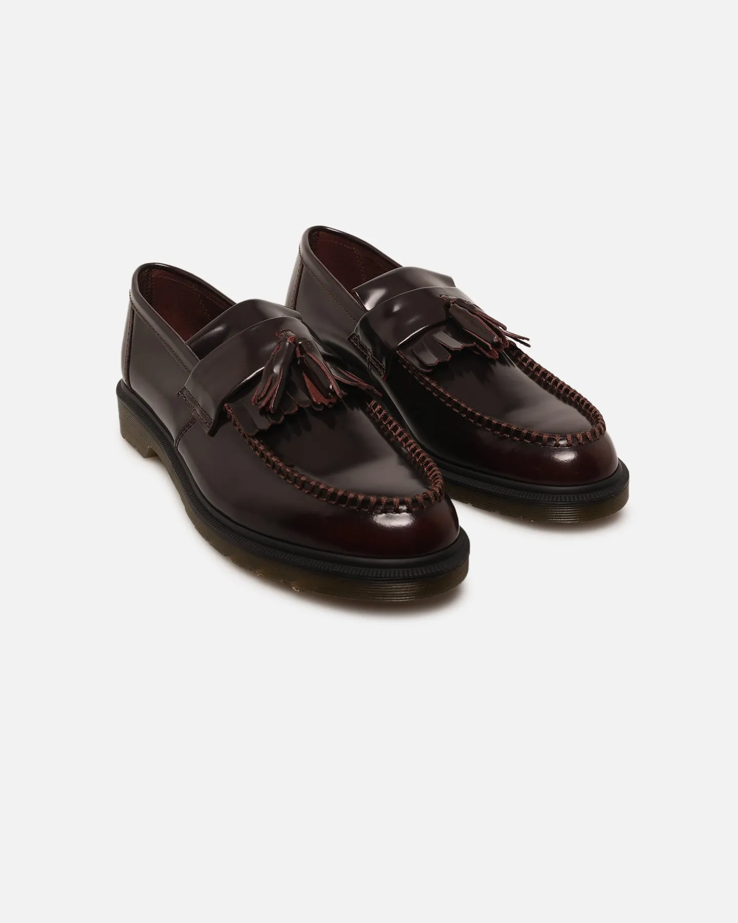 synthetic leather Dr.Martens Adrian Tassel Loafer Cherry