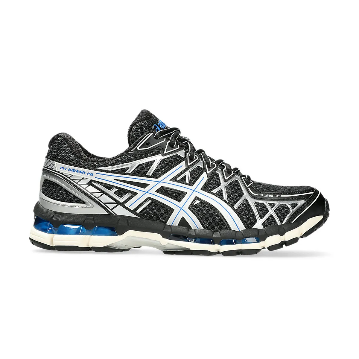 GEL-Kayano 20 'Black Pure Silver' Impact Resistance Adult Ease