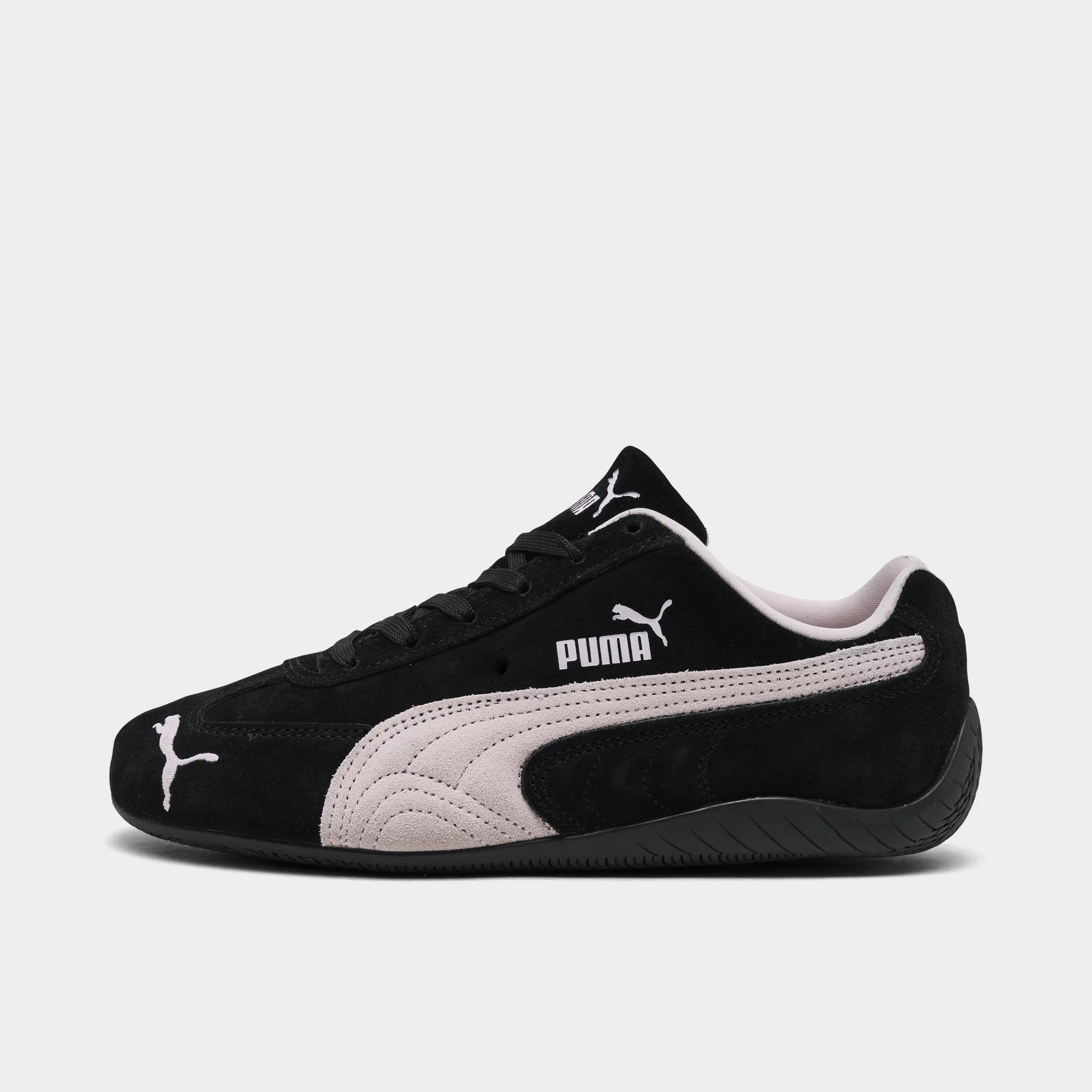 Wide fit Lace   Up Design PUMA Women's Speedcat OG Black / Mauve Mist