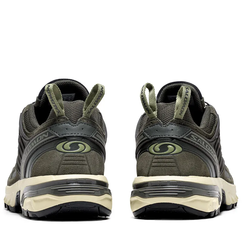 Salomon ACS Pro Leather - Peat/Deep Lichen Green Flexible Support Boosted flair