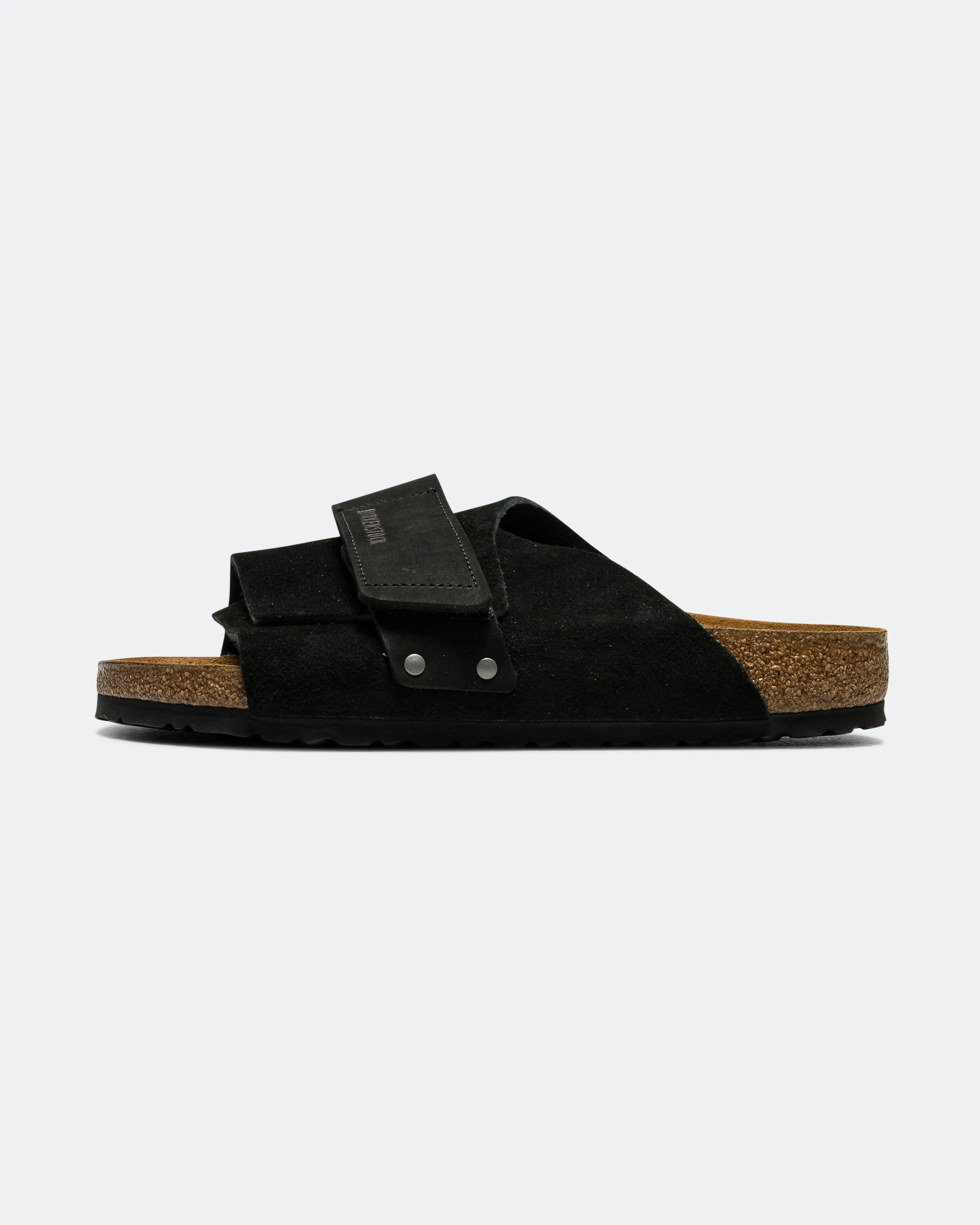 Kyoto - Black Suede/Nubuck Leather Stay Light Stretchable Straps