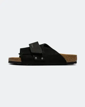Kyoto - Black Suede/Nubuck Leather Stay Light Stretchable Straps