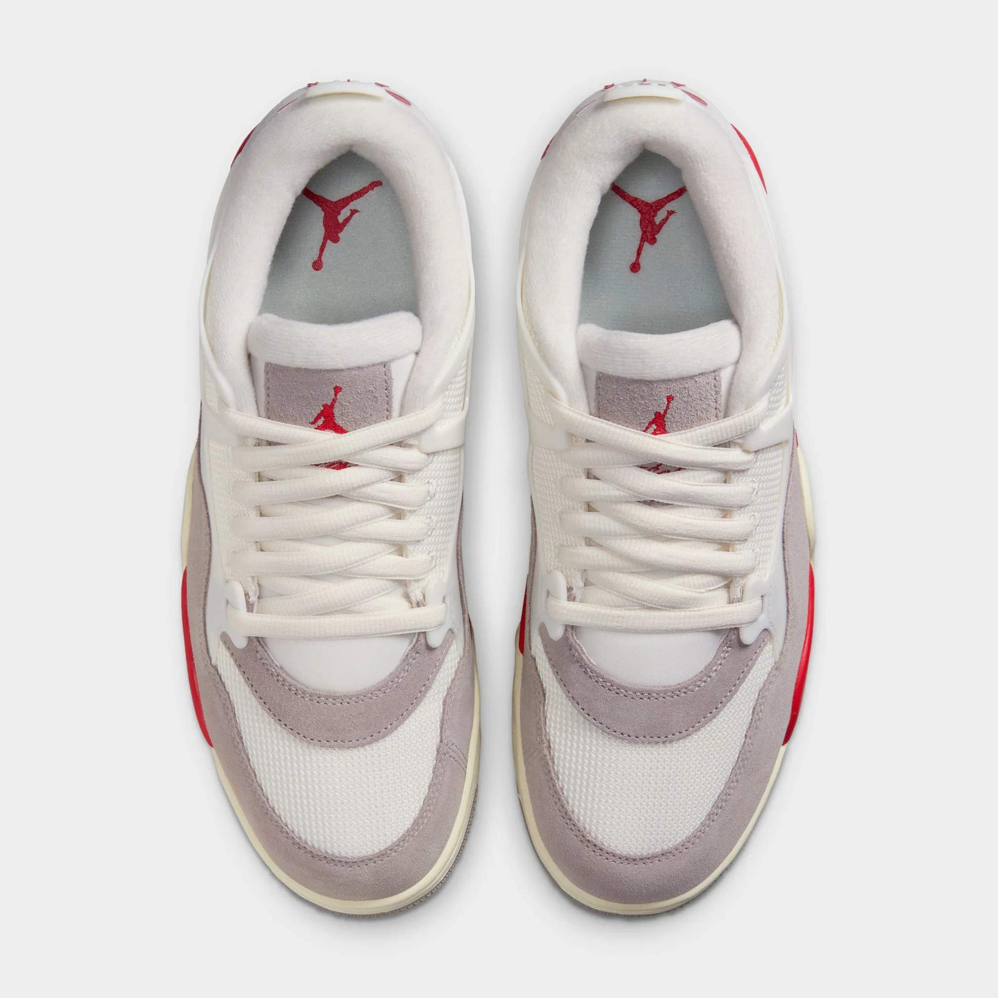 Jordan 4 RM Sail / Fire Red - College Grey - Coconut Milk Nature Walk