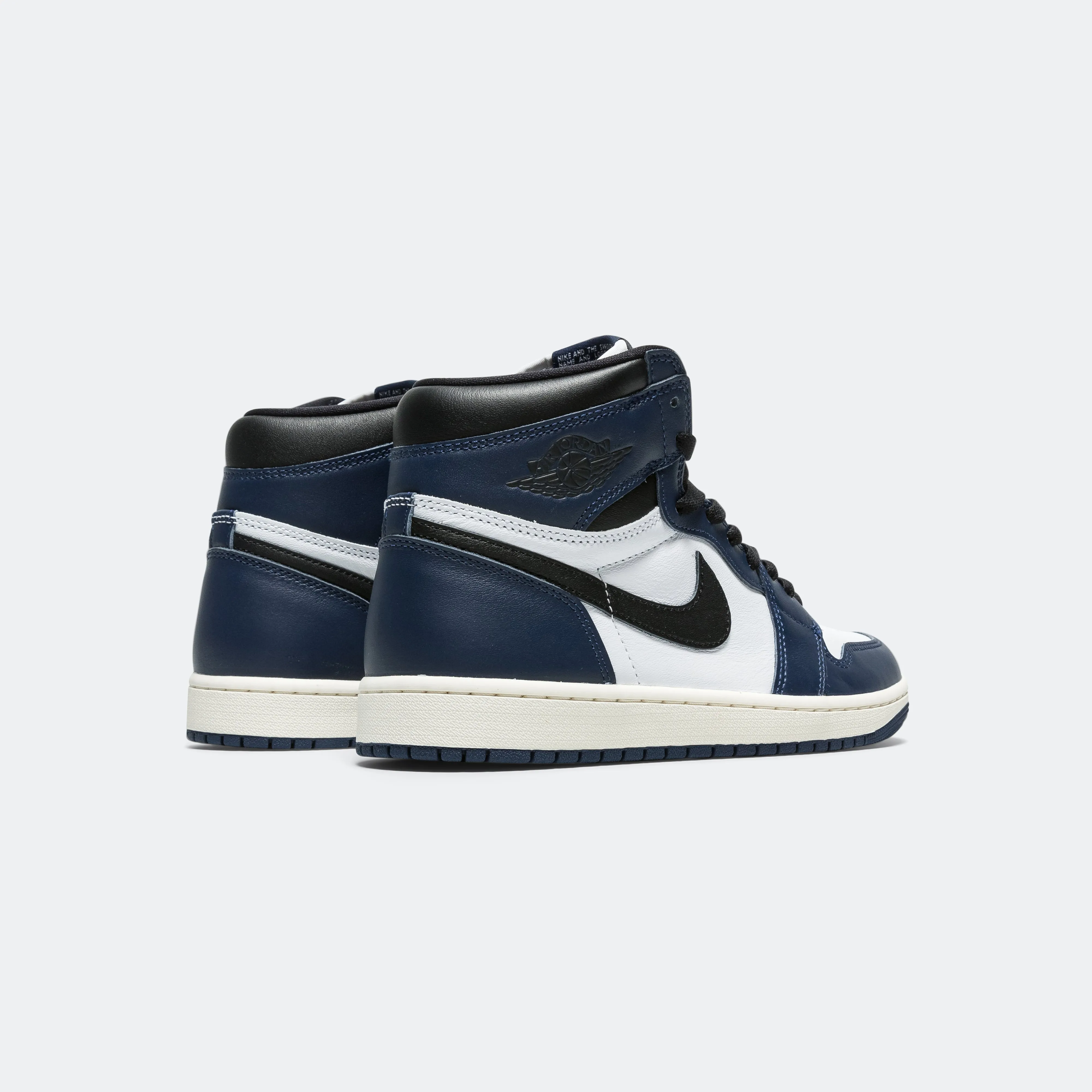 Air Jordan 1 Retro High OG (GS) - Midnight Navy/Black-White-Sail Trendy Performance Every Occasion
