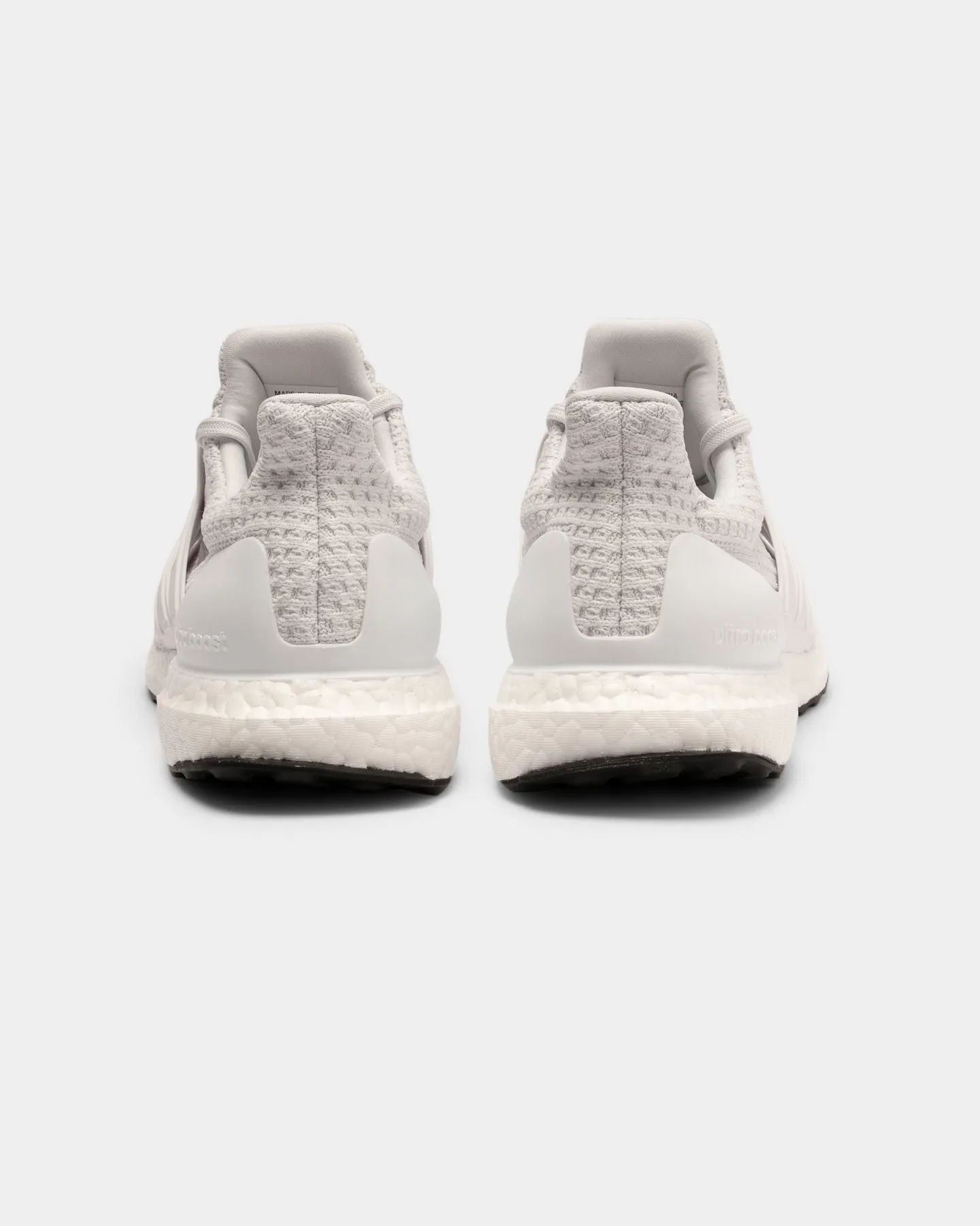 Adidas Mens Ultraboost 4.0 DNA White/White/White Heat Free Training Mode