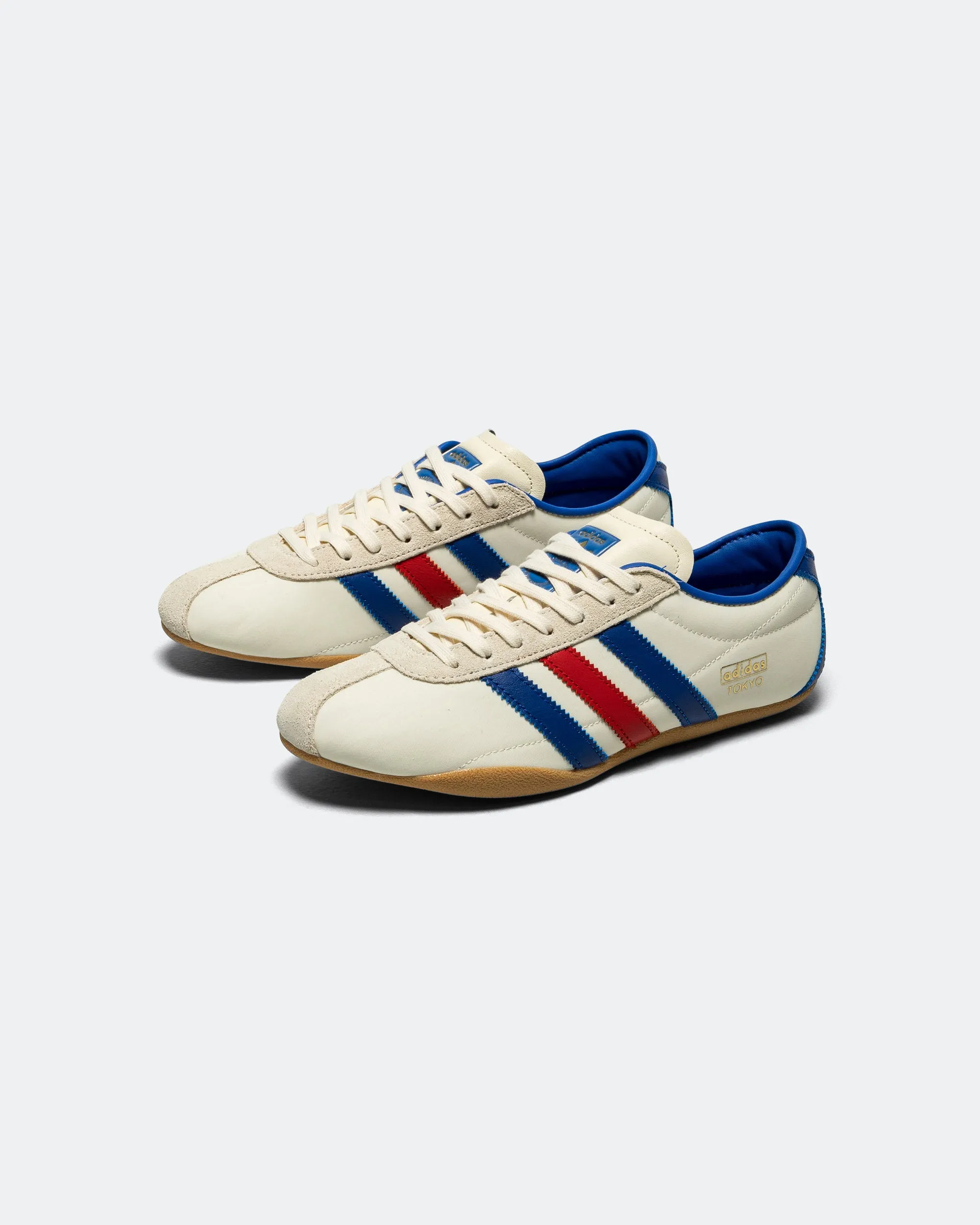 Microfiber Insole Womens Tokyo - Cream White/Royal Blue-Gum