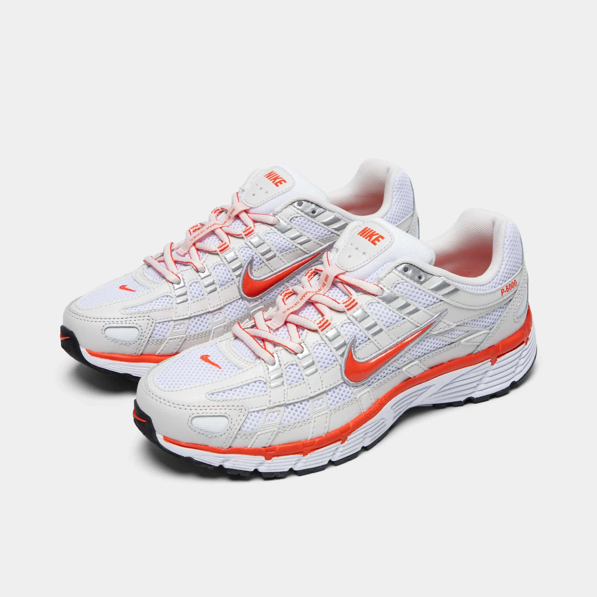 Motion Tech Nike Women's P-6000 White / Picante Red - Platinum Tint