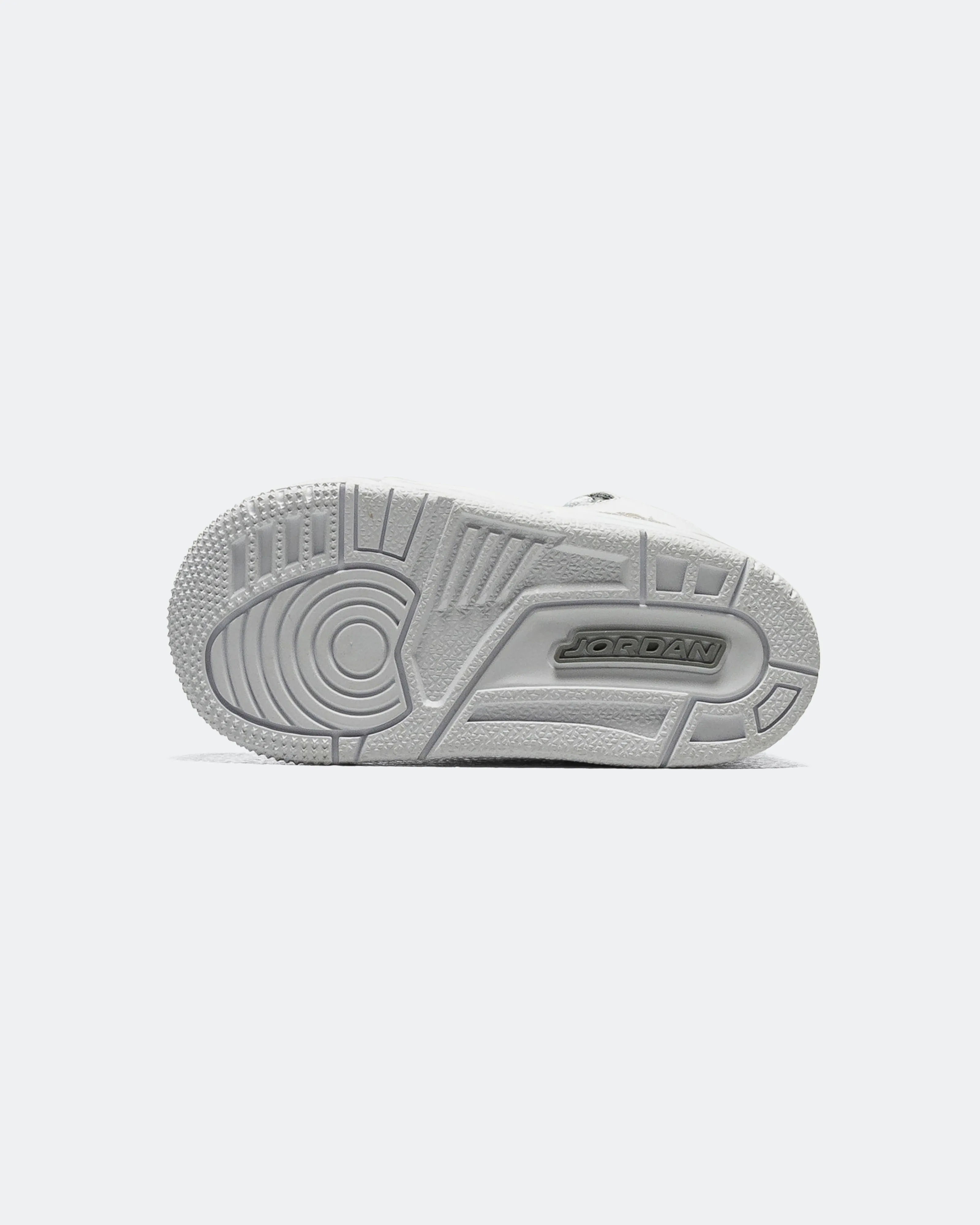 Air Jordan 3 Retro (TD) - White/Metallic Silver-White Memory foam insole High-performance piece