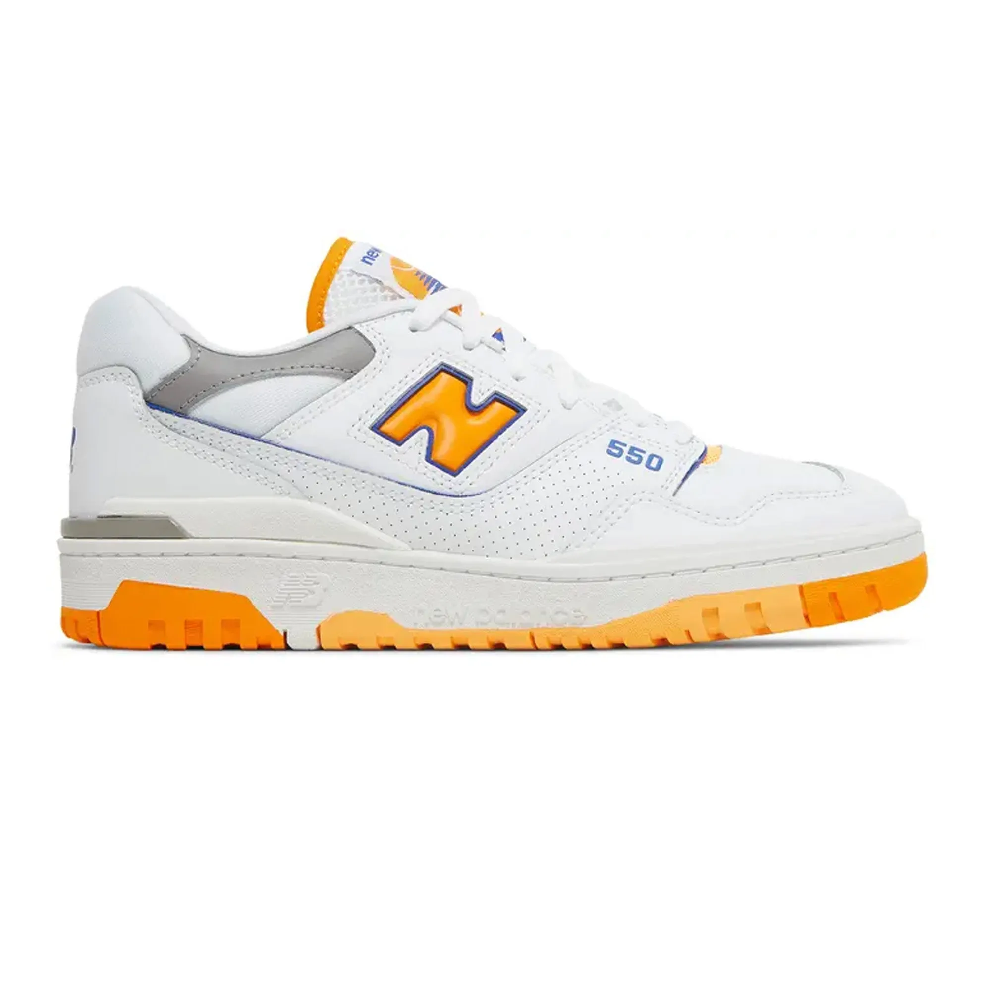 Mesh Flow Timeless Style Footwear New Balance 550 'White Vibrant Orange' (2022)