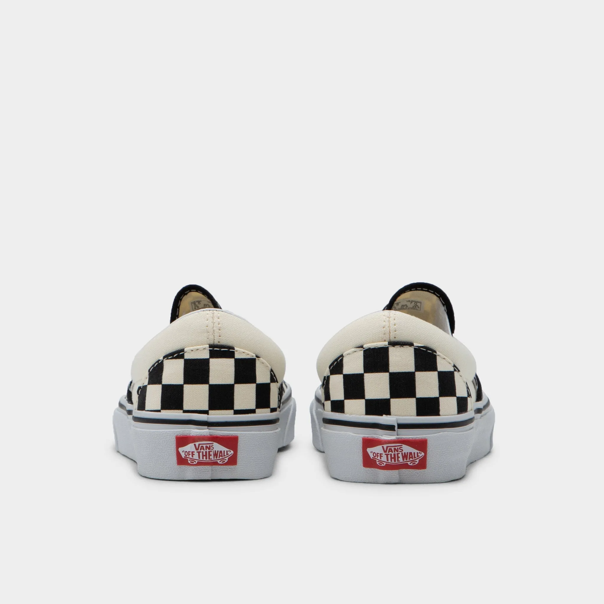 Outing Ready Vans Classic Slip-On Checkerboard Black / White