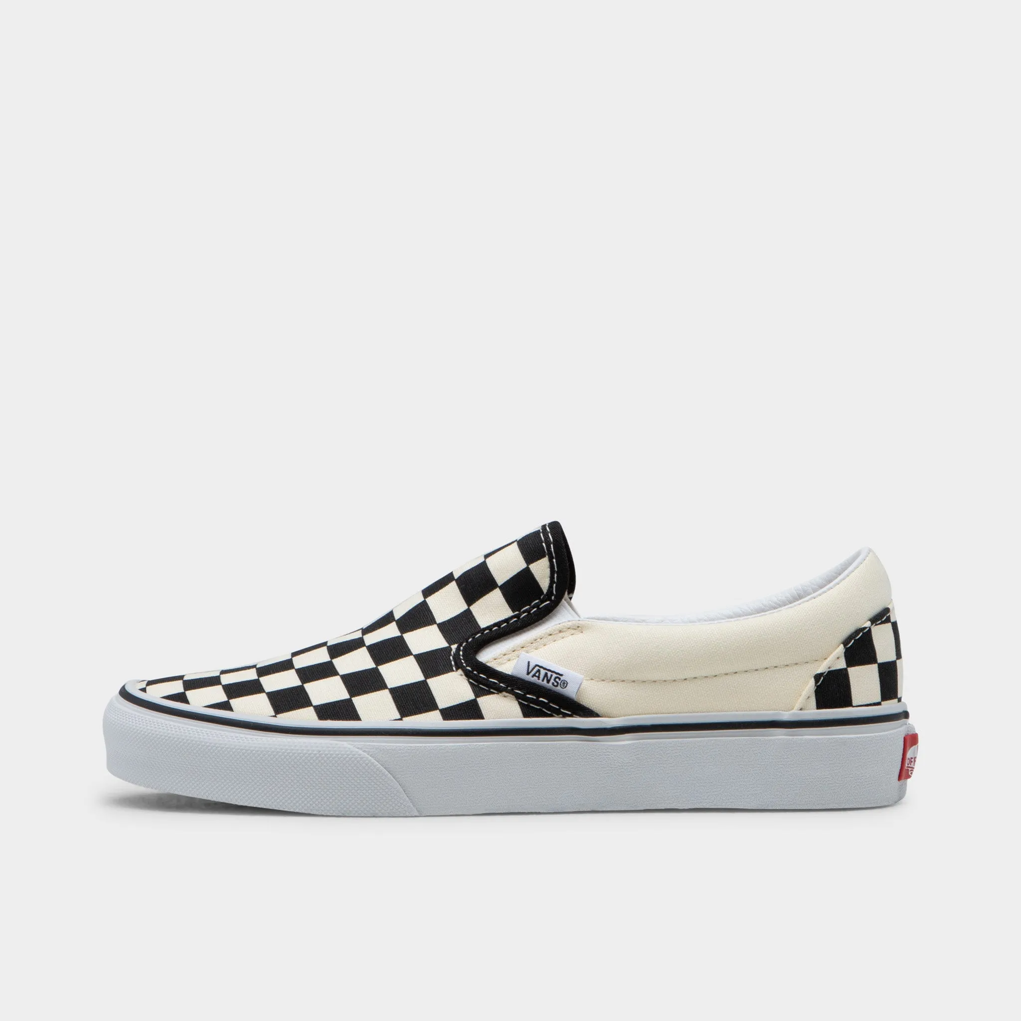 Vans Classic Slip-On Checkerboard Black / White breathable socks Range Step