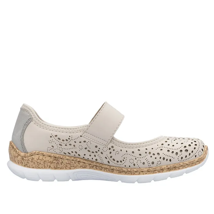 Womens Rieker Nikita 99 in Perle/Cement Dribble Hike