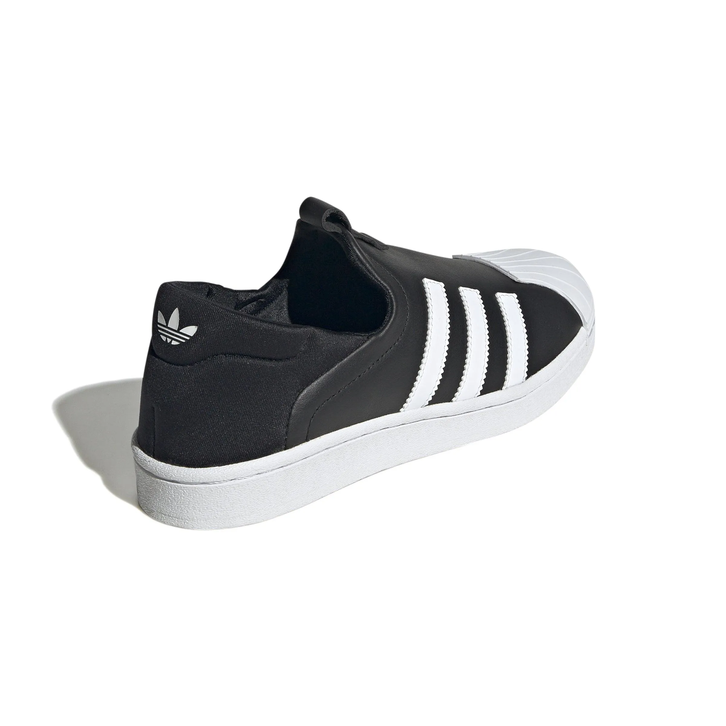 Wmns Superstar Slip-On 'Core Black' Shock-absorbent materials engaging
