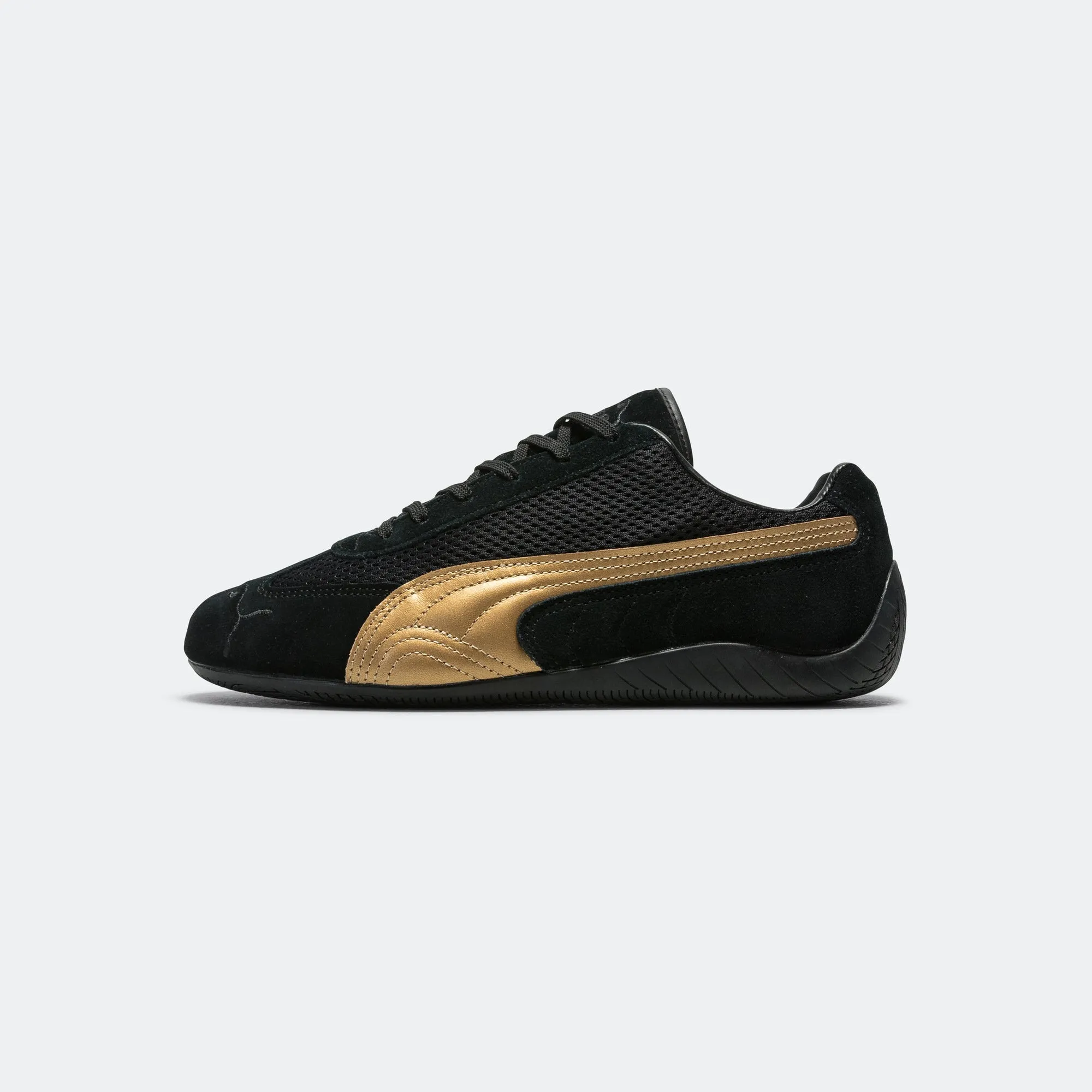 Tactile Grip Patterns Walk Commute Speedcat Premium - Puma Black/Gold